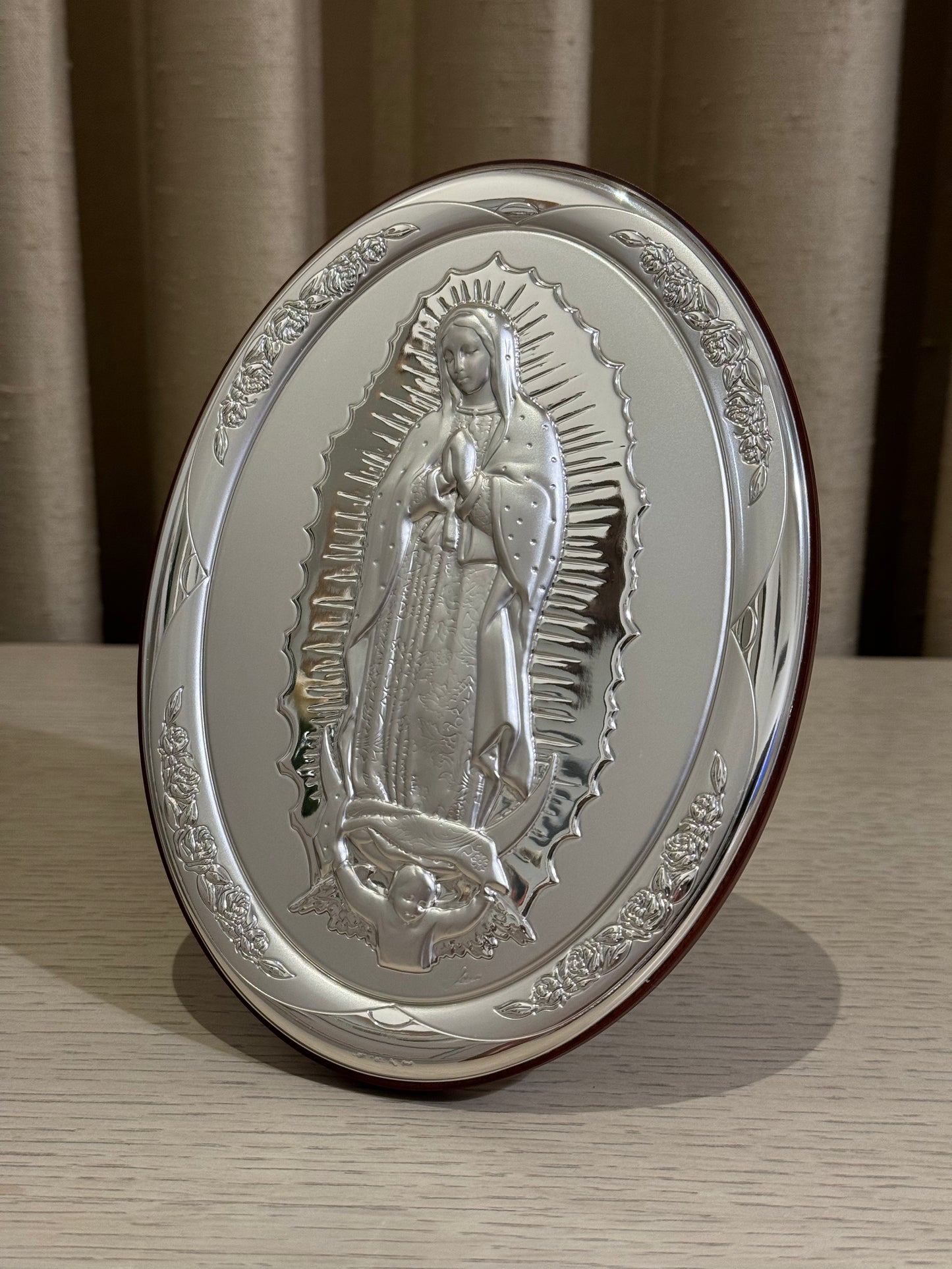 Cuadro Virgen de Guadalupe Plata .925