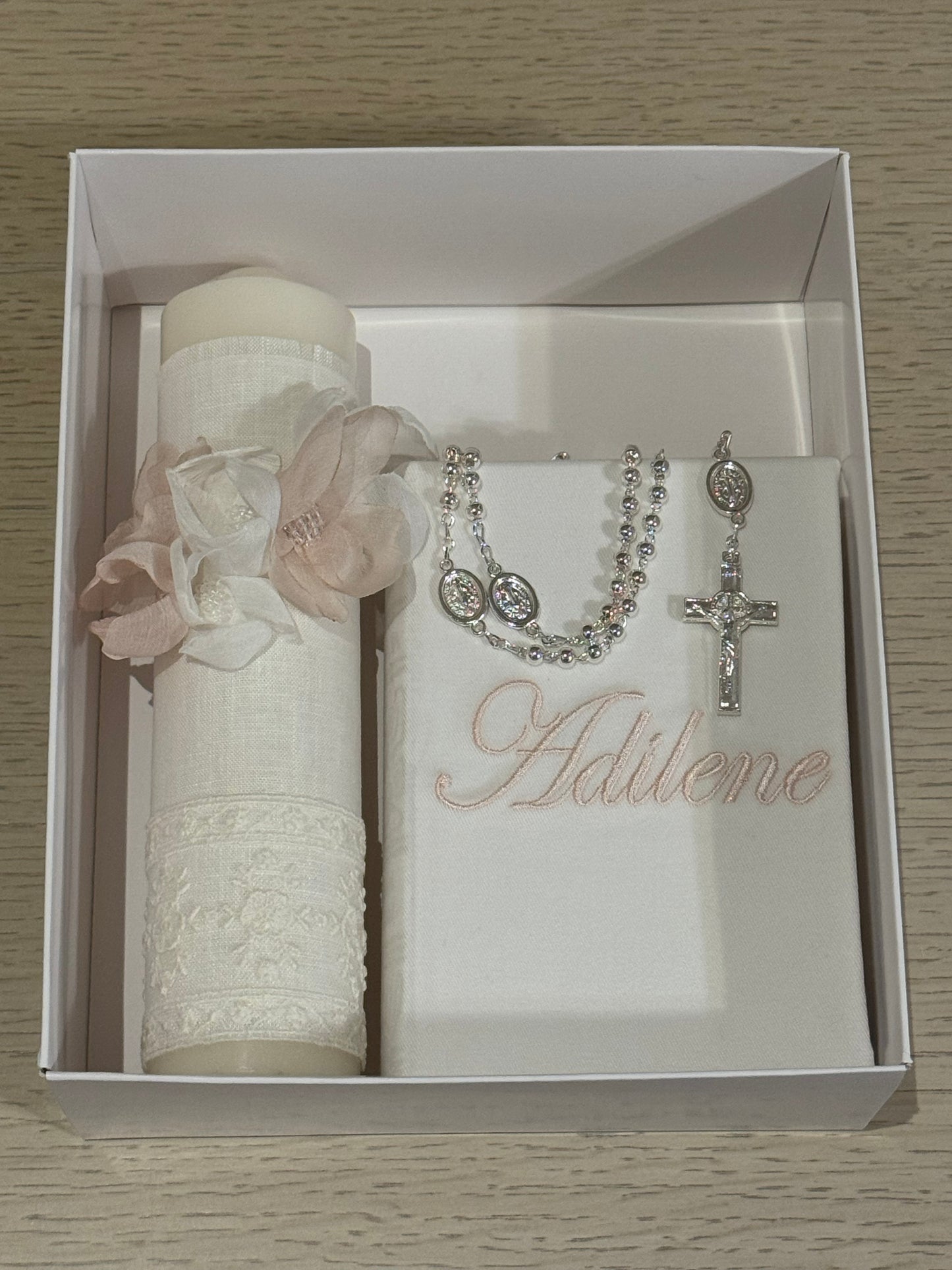 Set de Primera Comunión Flores - Personalizado