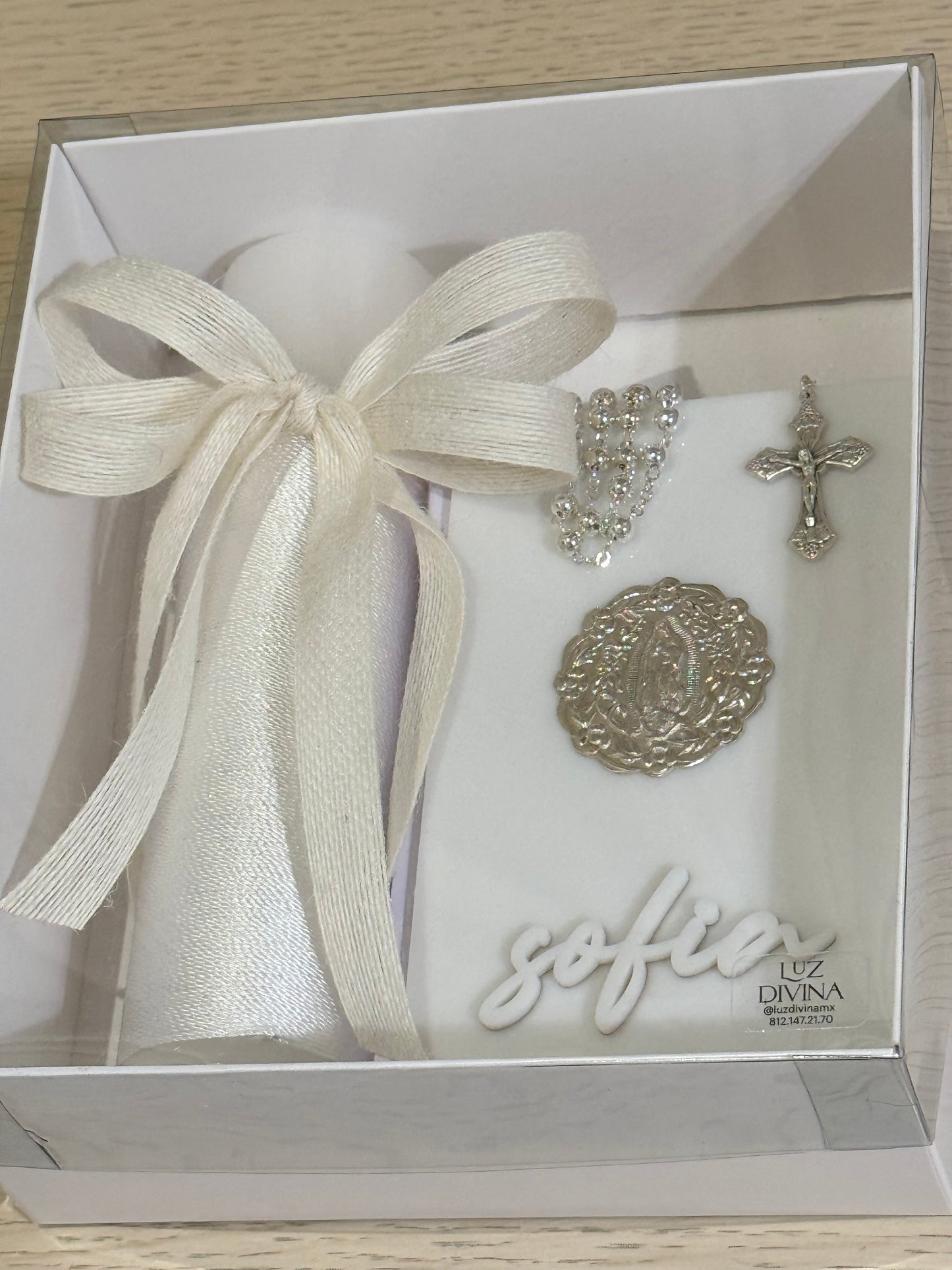 Set de Primera Comunión Virgen de Guadalupe - Personalizado