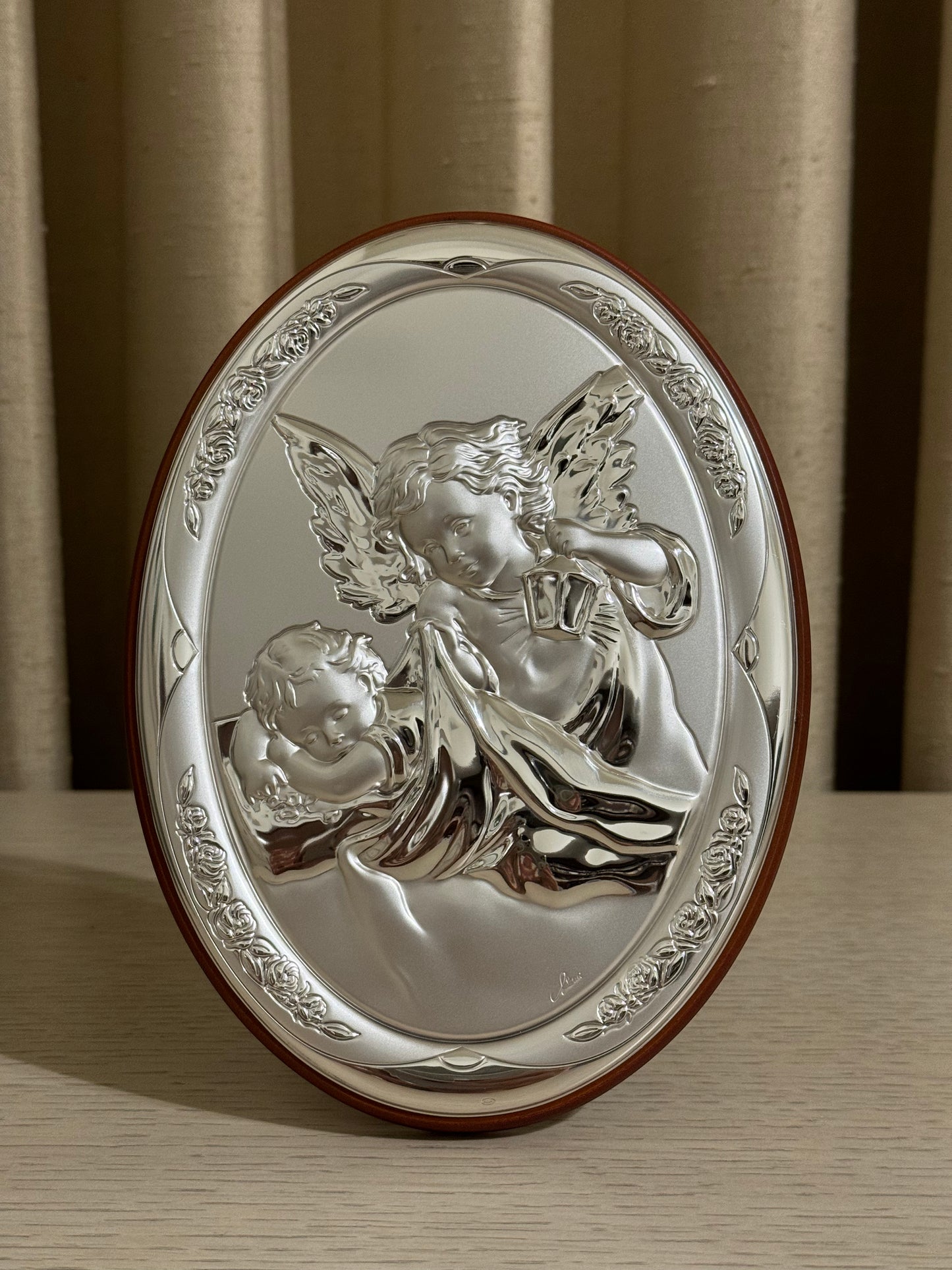 Cuadro Ángel de la Guarda Plata .925