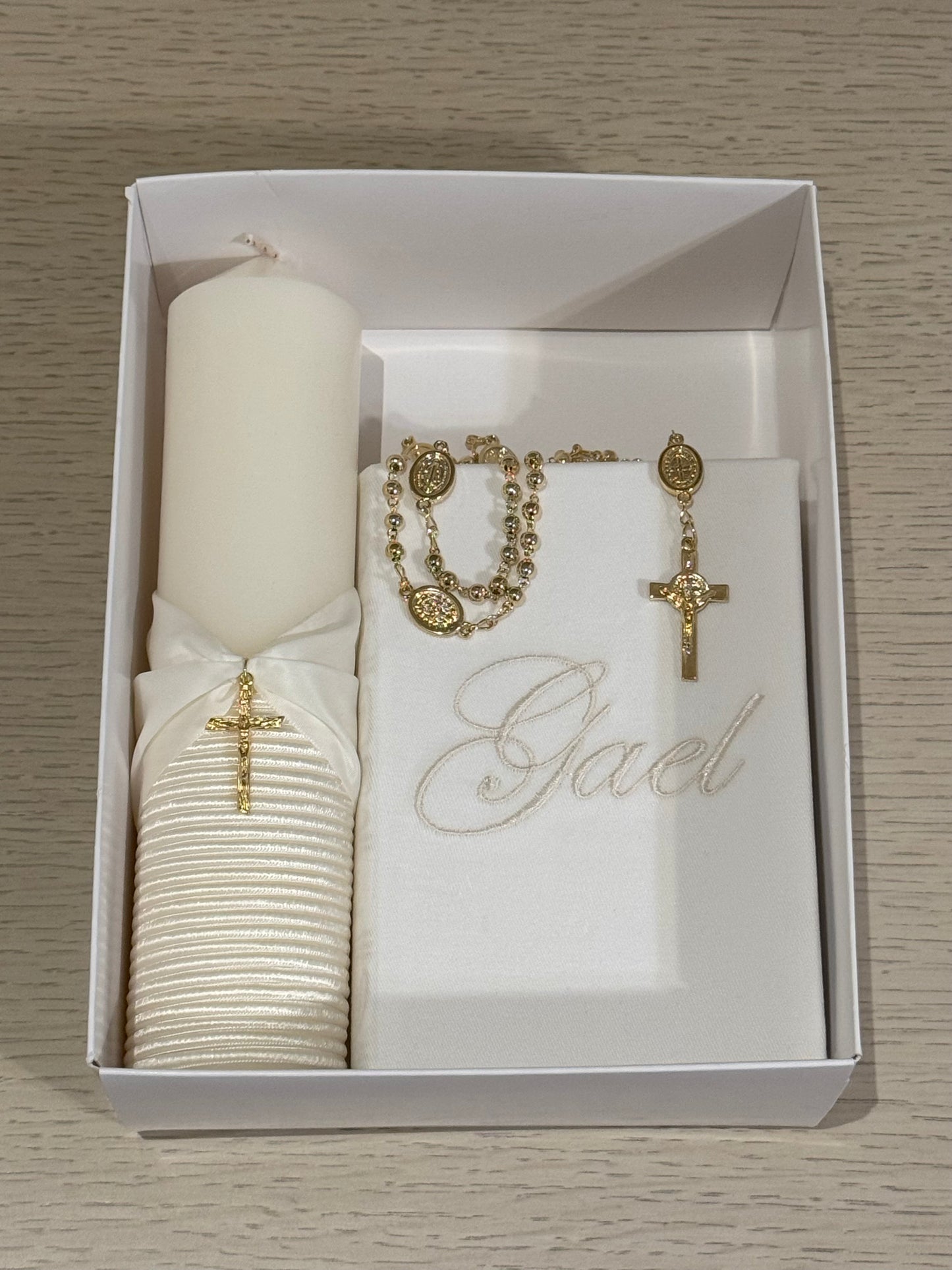 Set de Primera Comunión Cruz - Personalizado