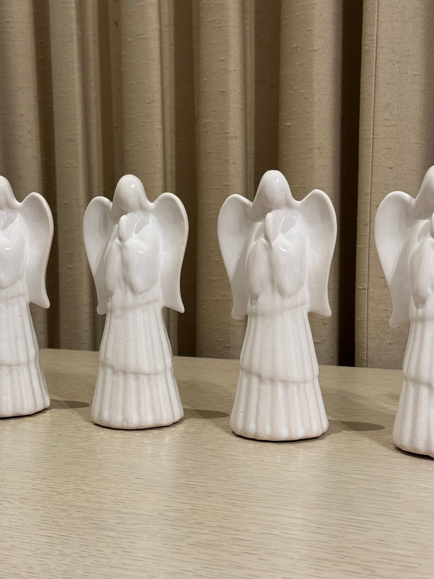 Ángel de Cerámica 18 cm / Paquete de 10 piezas