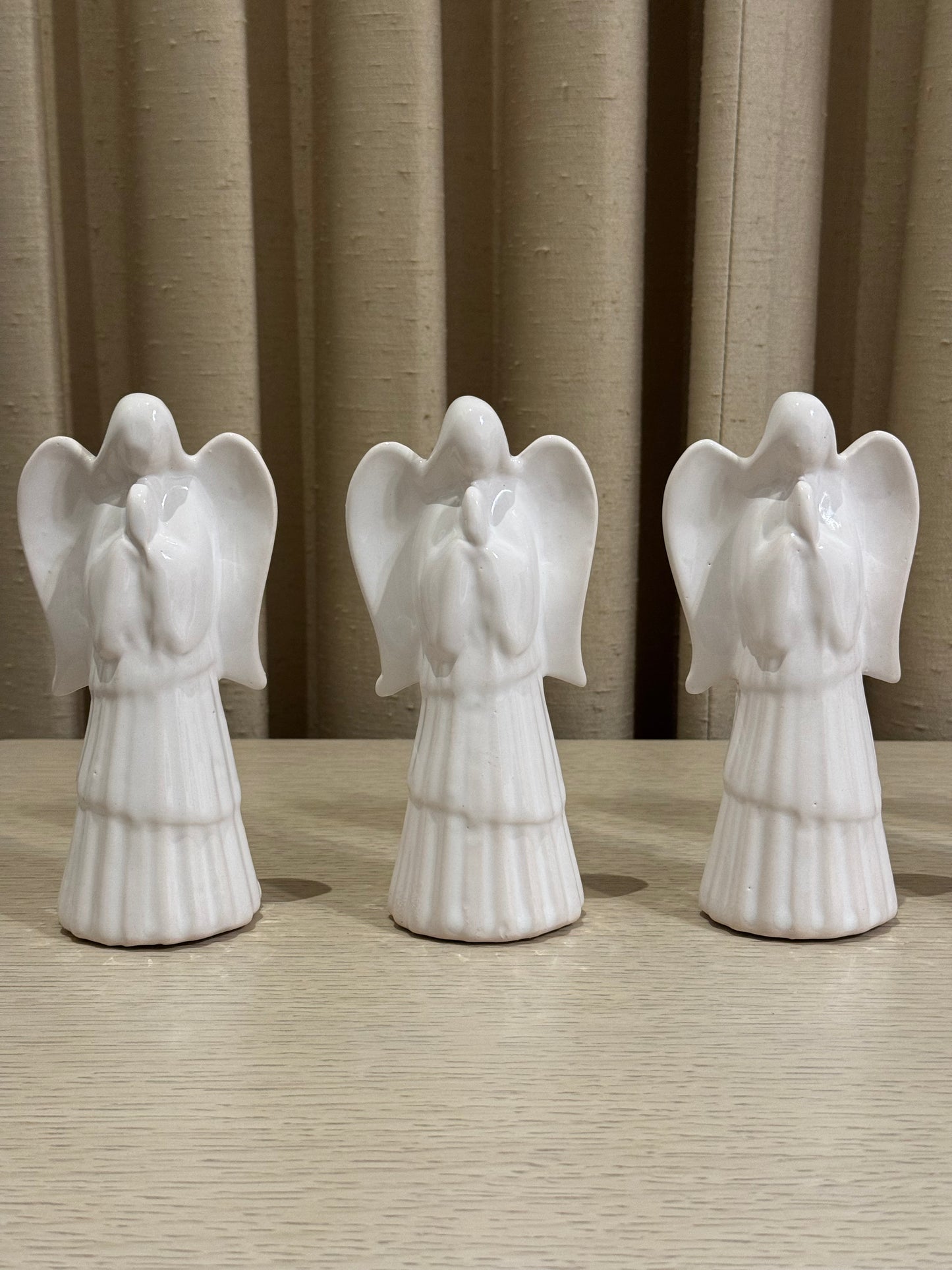 Ángel de Cerámica 18 cm / Paquete de 10 piezas