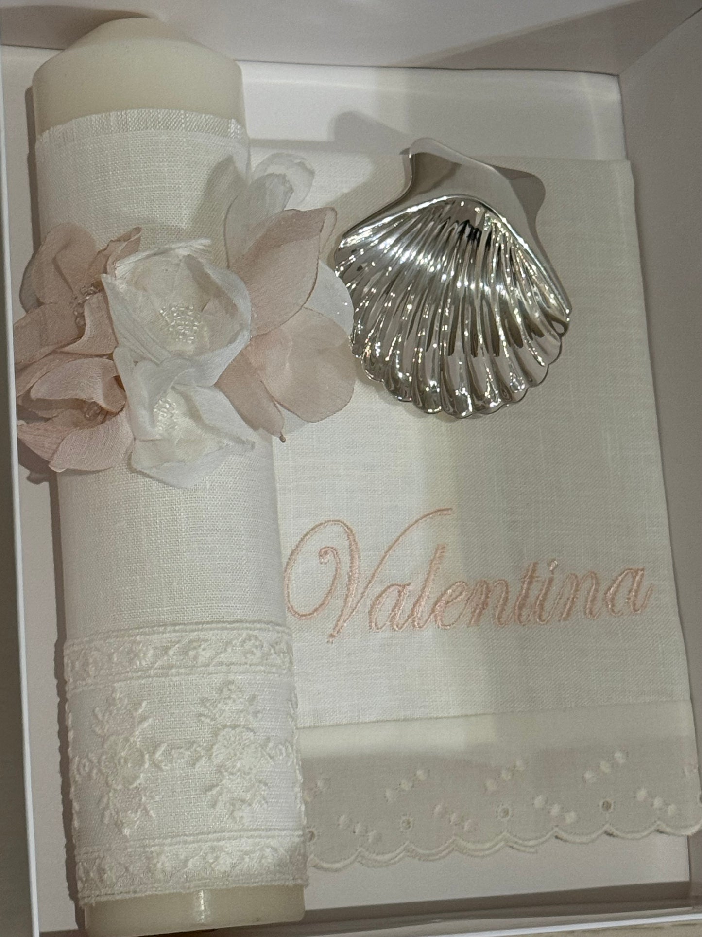 Kit de Bautizo Flores - Personalizado