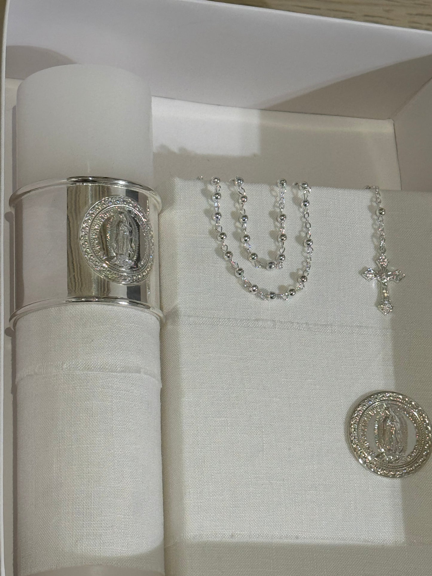 Set de Primera Comunión Anillo Virgen de Guadalupe