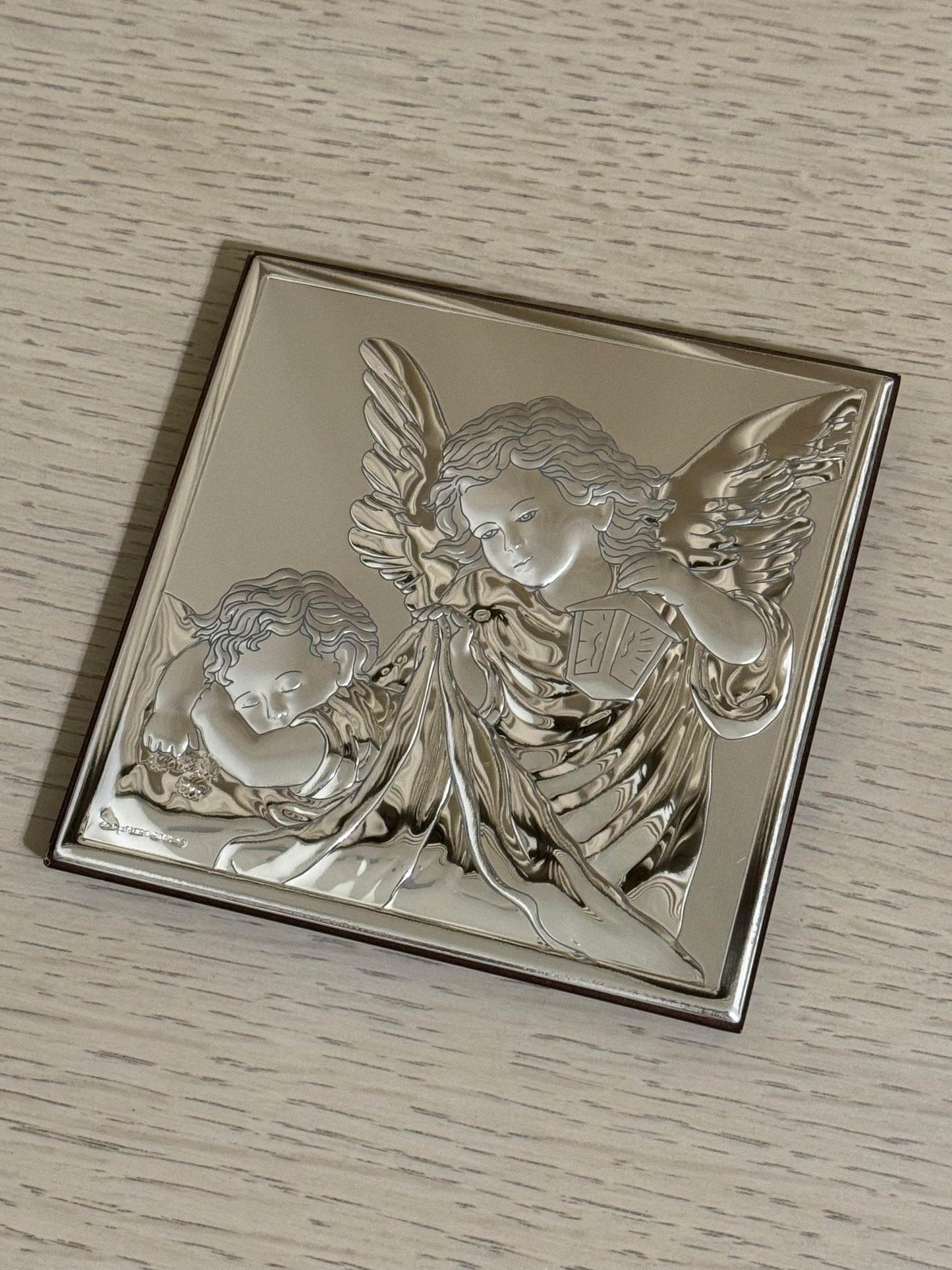 Cuadro Ángel de la Guarda Plata .925