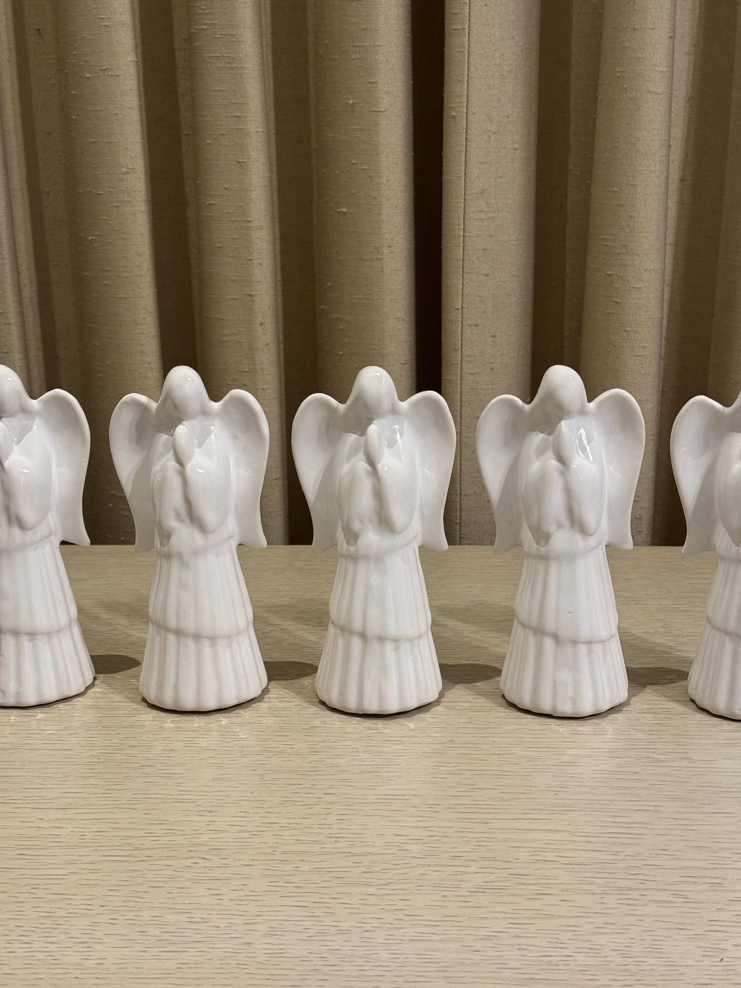 Ángel de Cerámica 18 cm / Paquete de 10 piezas