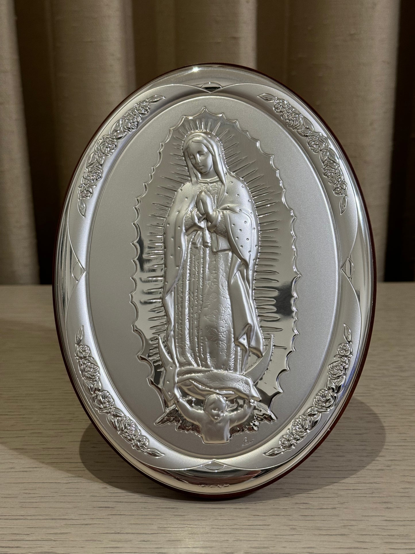 Cuadro Virgen de Guadalupe Plata .925