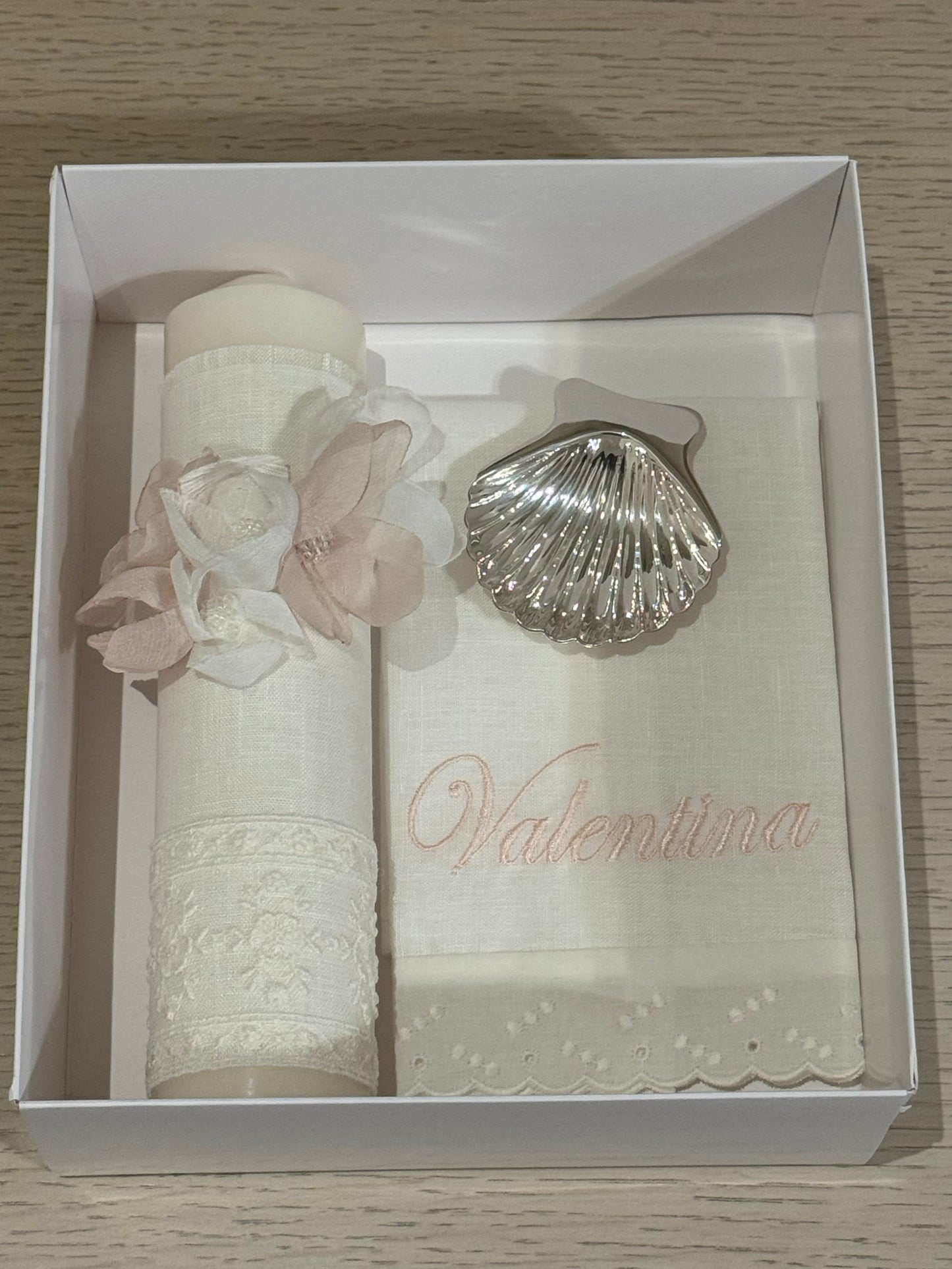 Kit de Bautizo Flores - Personalizado