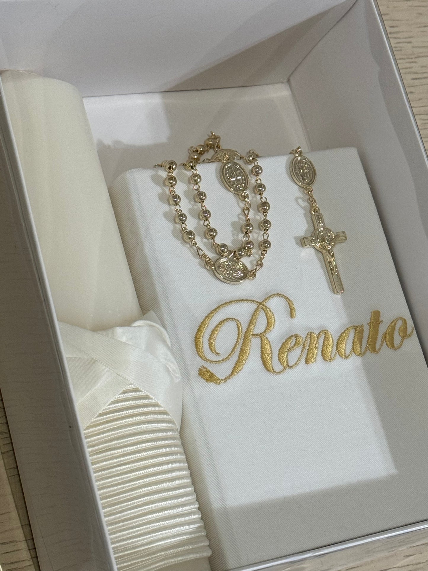 Set de Primera Comunión Color Oro - Personalizado