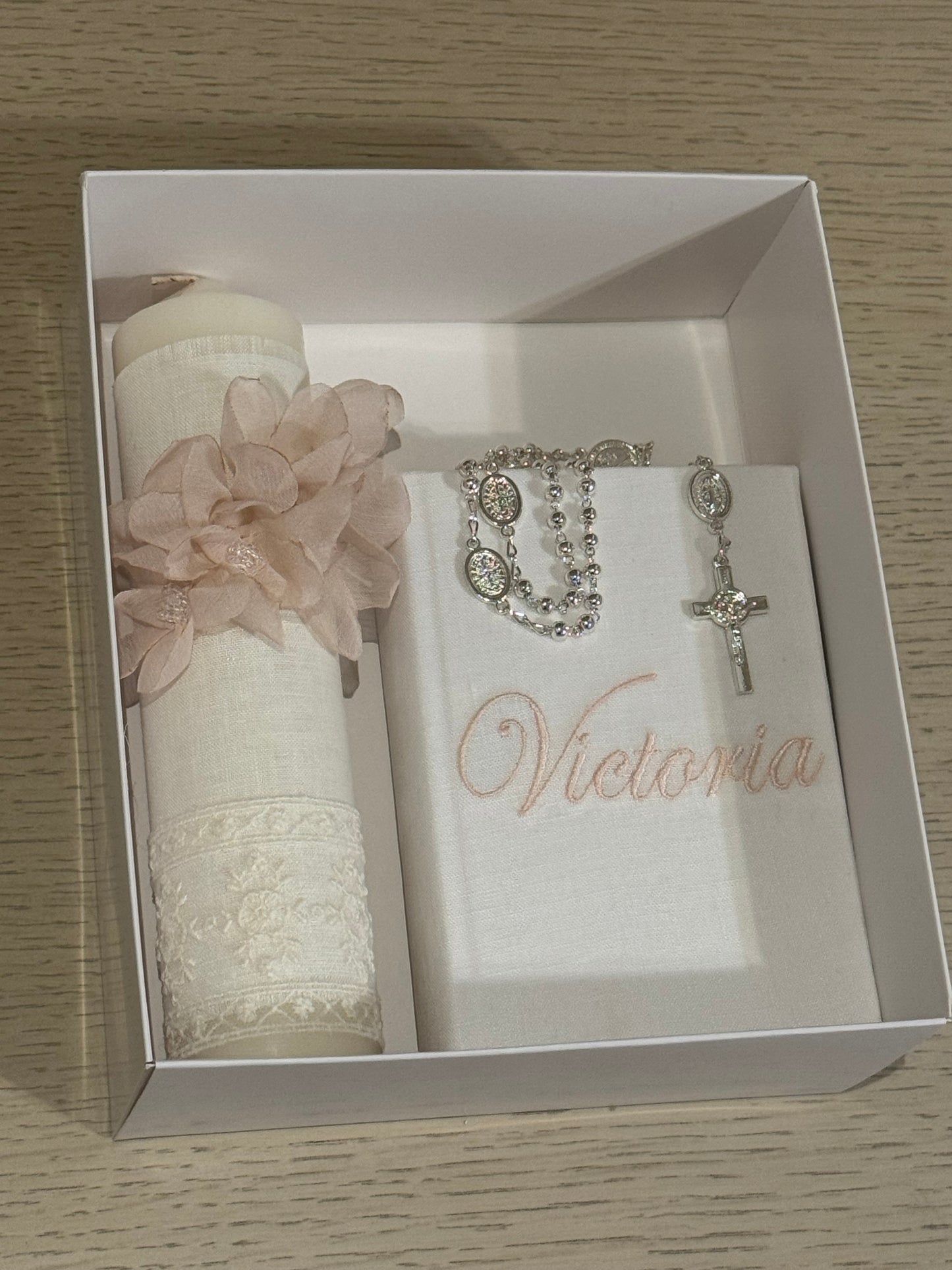 Set de Primera Comunión Flores - Personalizado