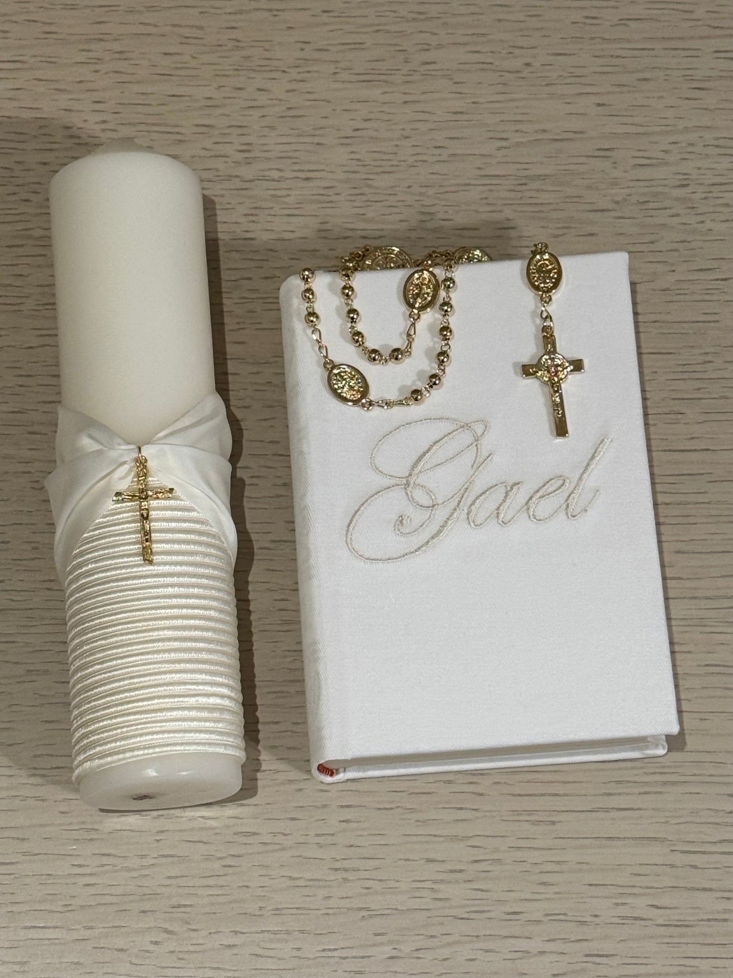 Set de Primera Comunión Cruz - Personalizado