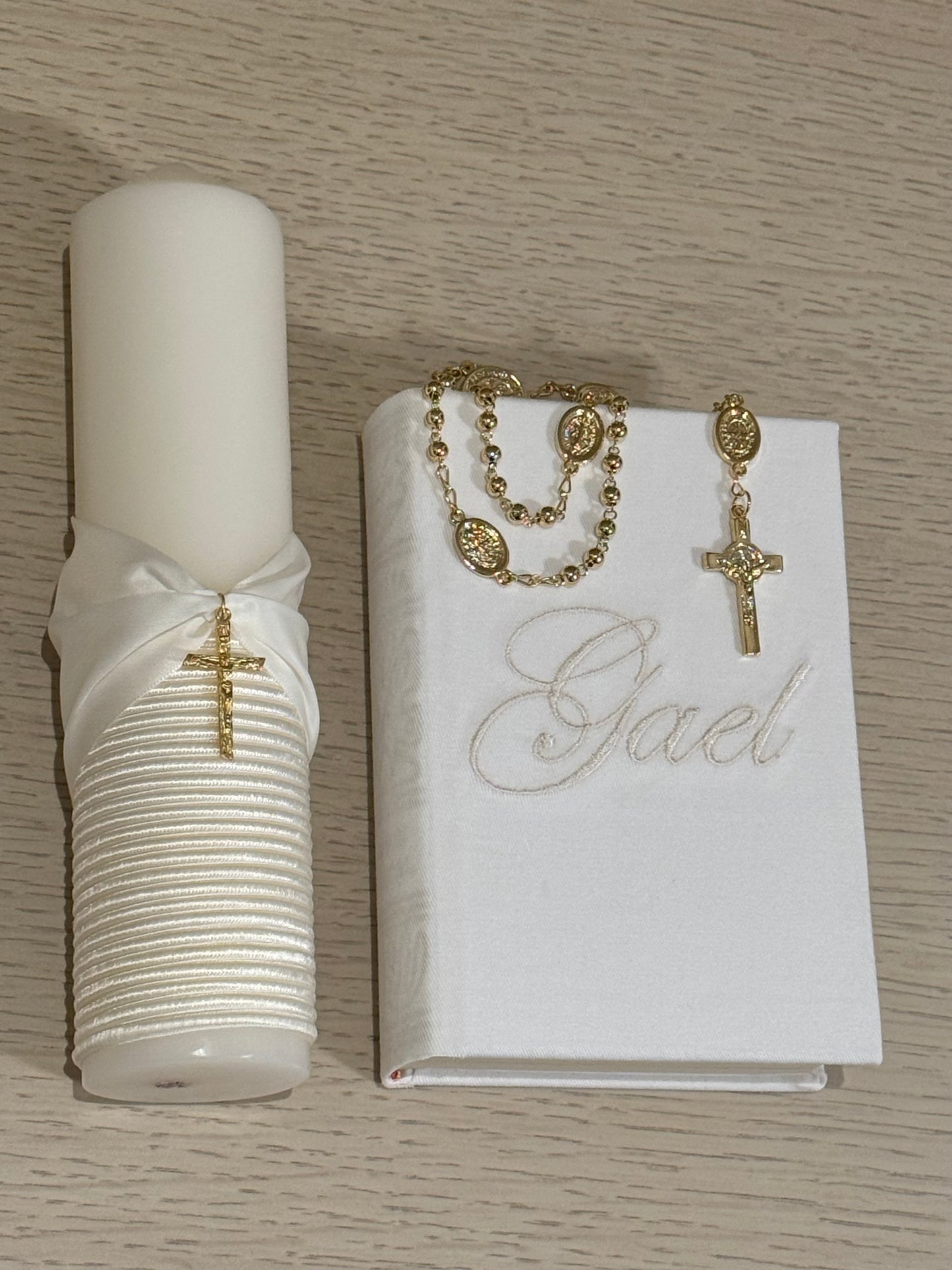 Set de Primera Comunión Cruz - Personalizado