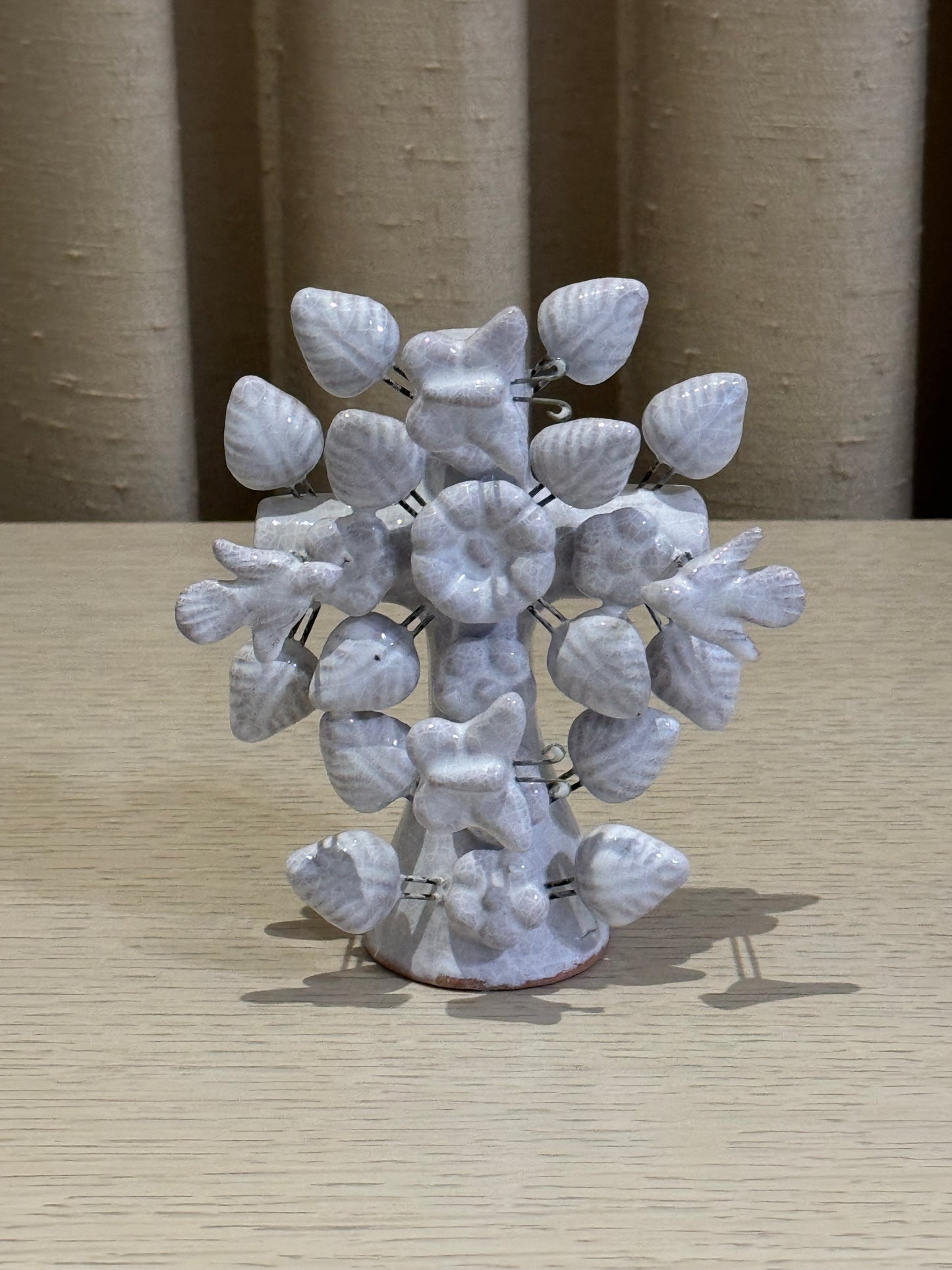 Cruz de Barro Vidriado 12 cm