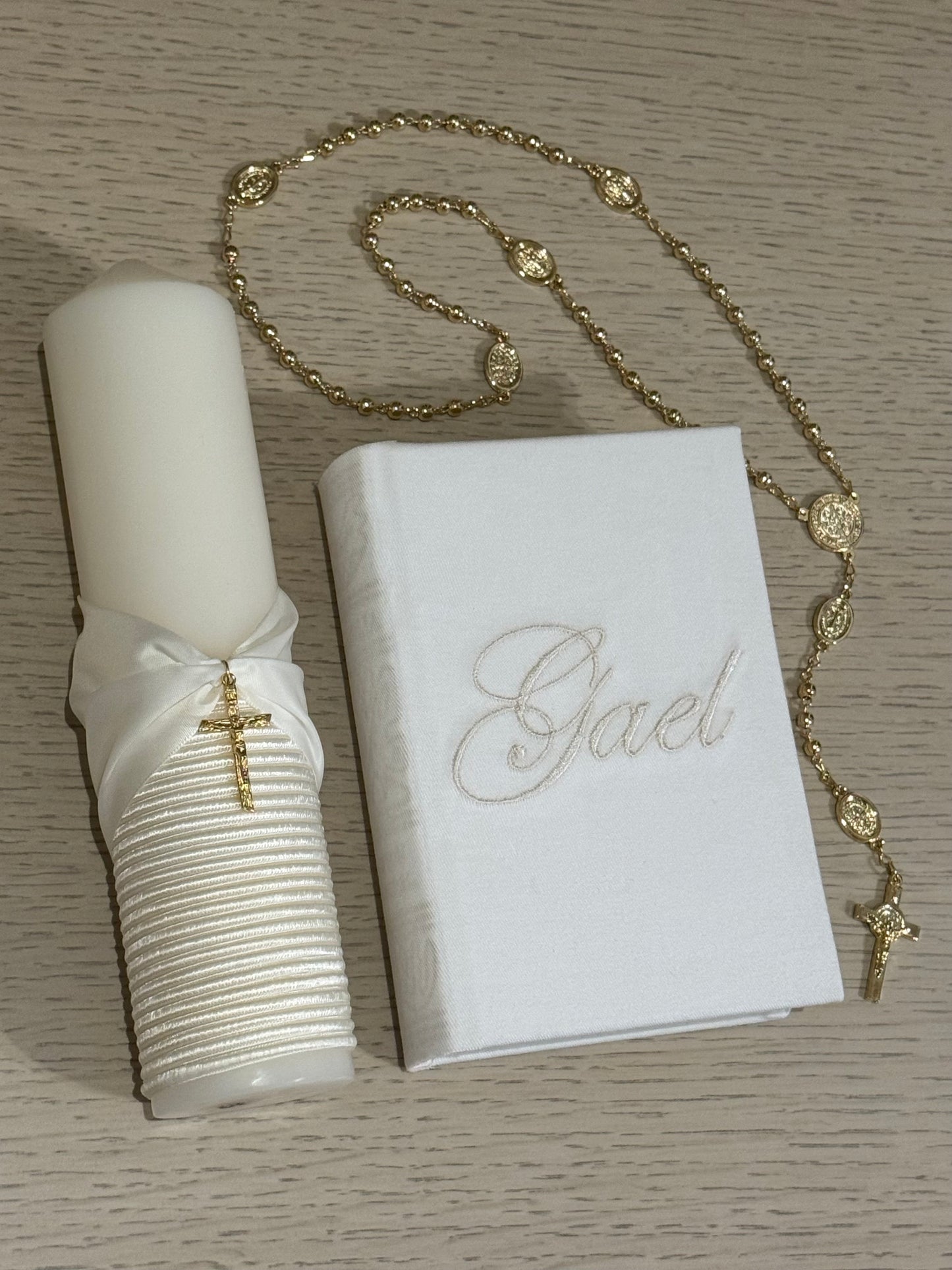 Set de Primera Comunión Cruz - Personalizado