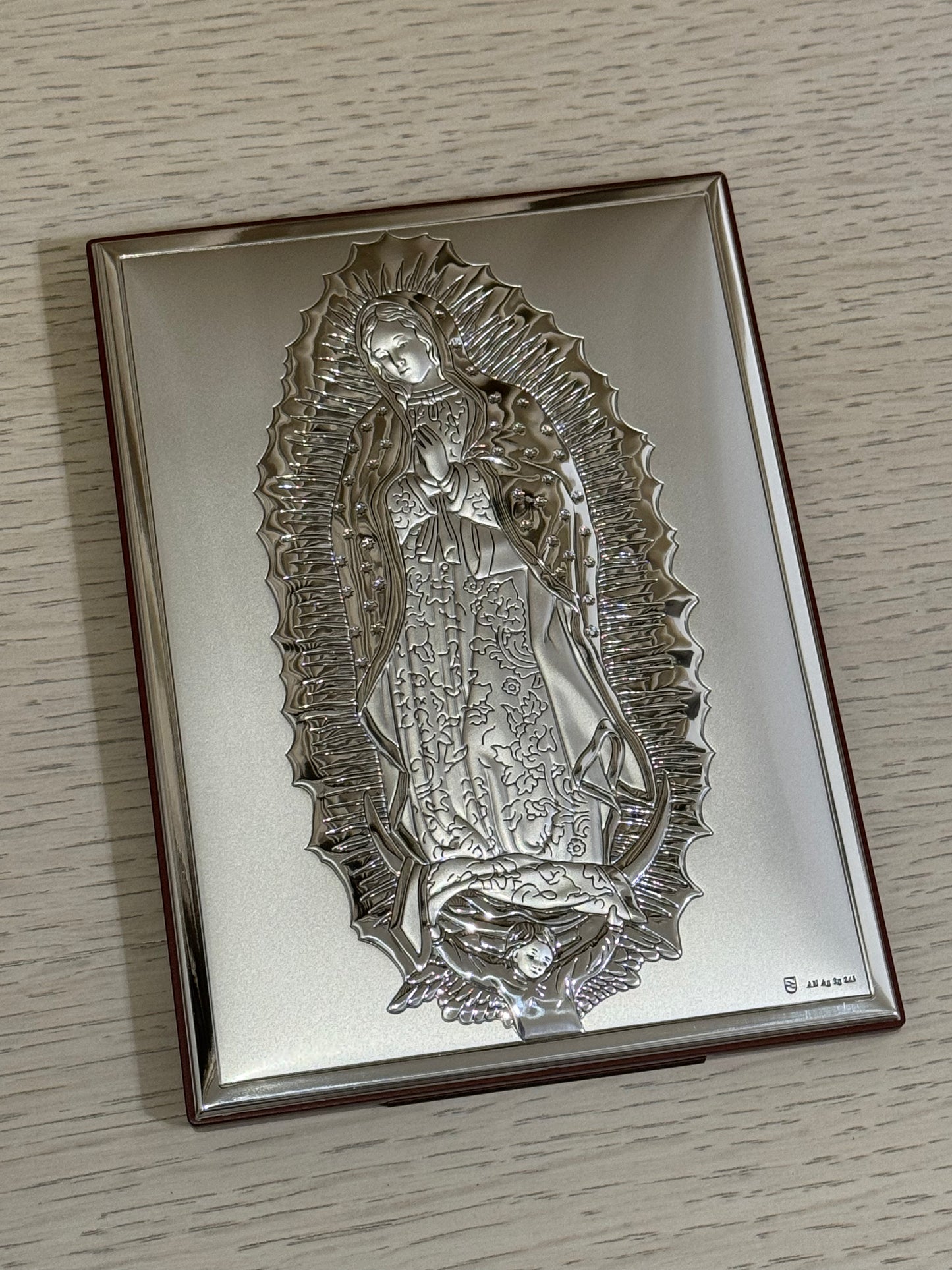 Cuadro Virgen de Guadalupe Plata .925