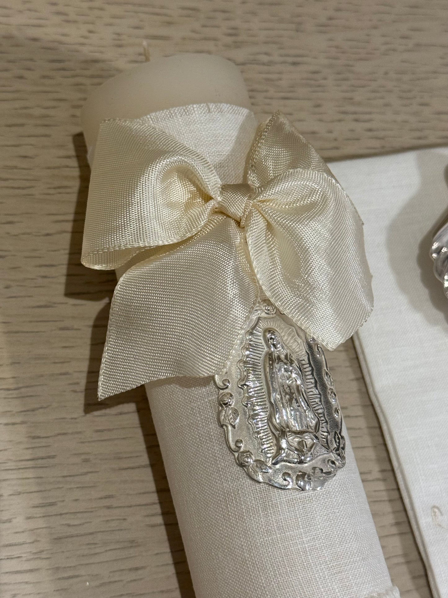 Set de Bautizo con Medalla de la Virgen de Guadalupe - Personalizado