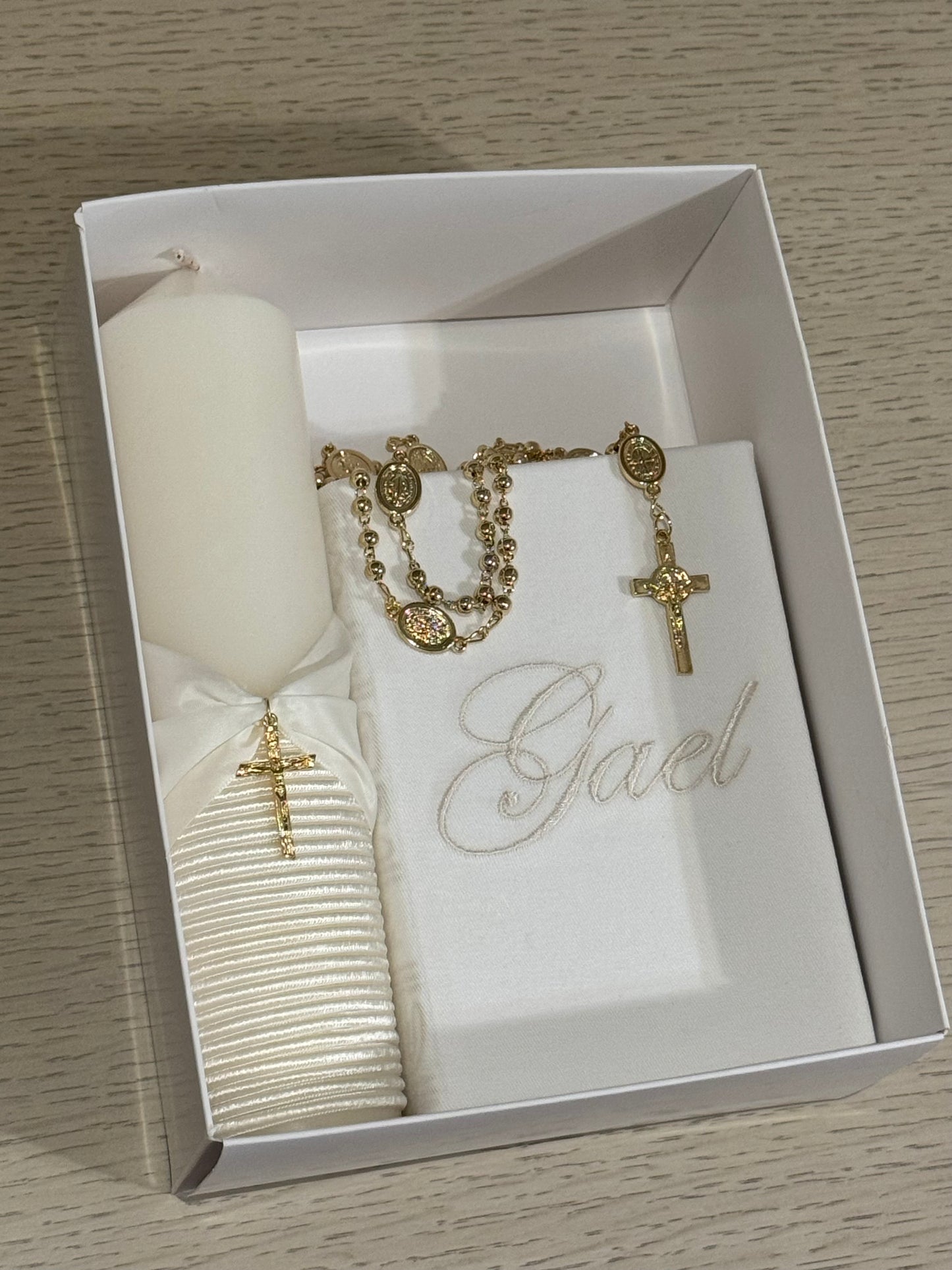 Set de Primera Comunión Cruz - Personalizado