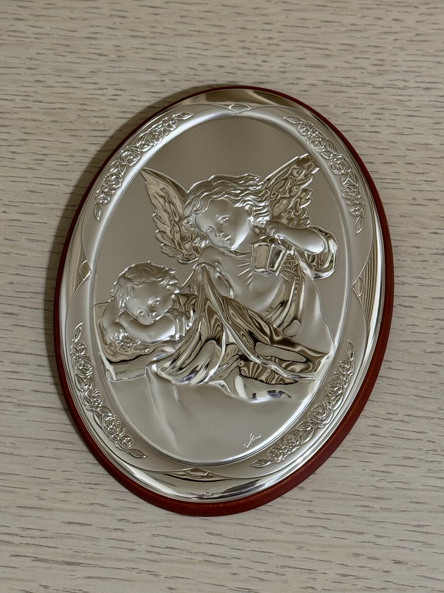 Cuadro Ángel de la Guarda Plata .925