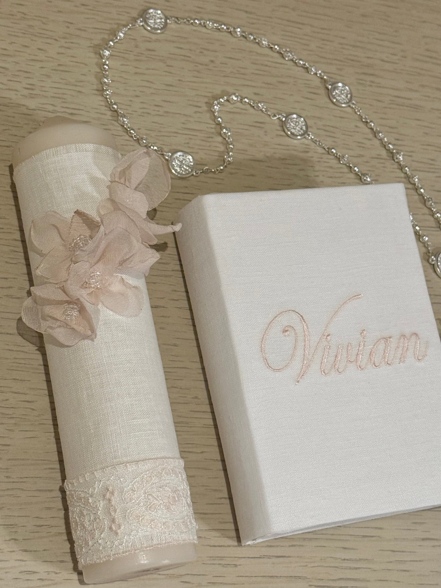 Set de Primera Comunión Flores - Personalizado