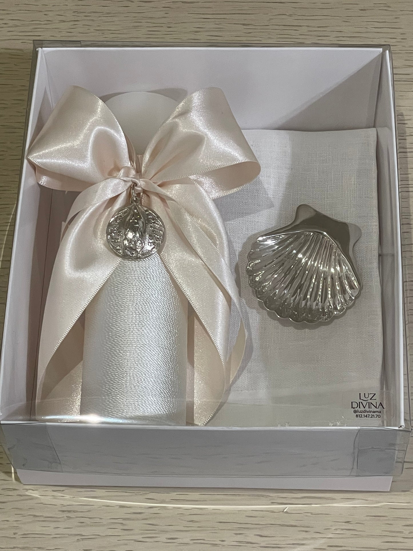 Kit de Bautizo con Medalla de la Virgen de Guadalupe