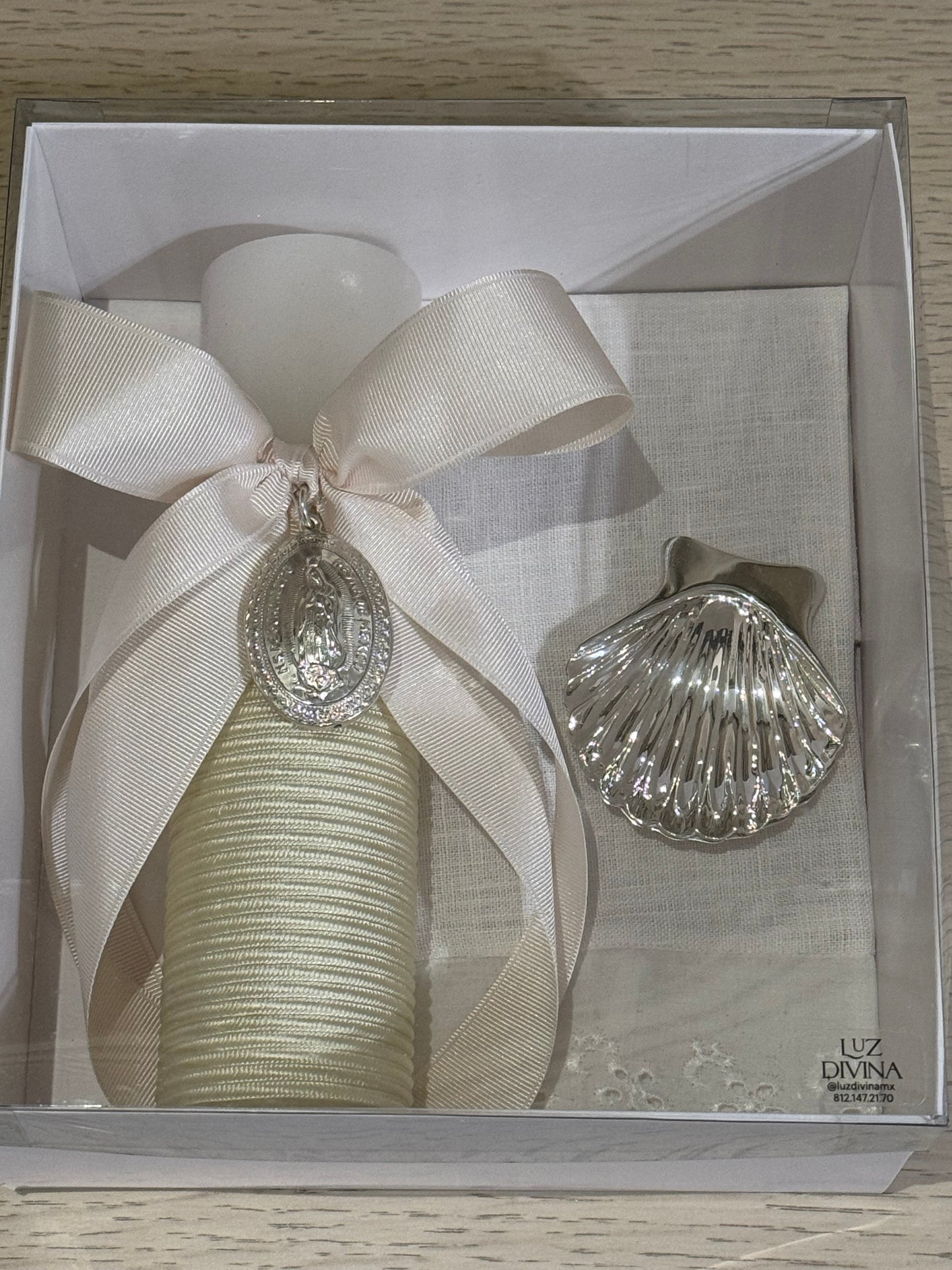 Kit de Bautizo con Medalla de la Virgen de Guadalupe