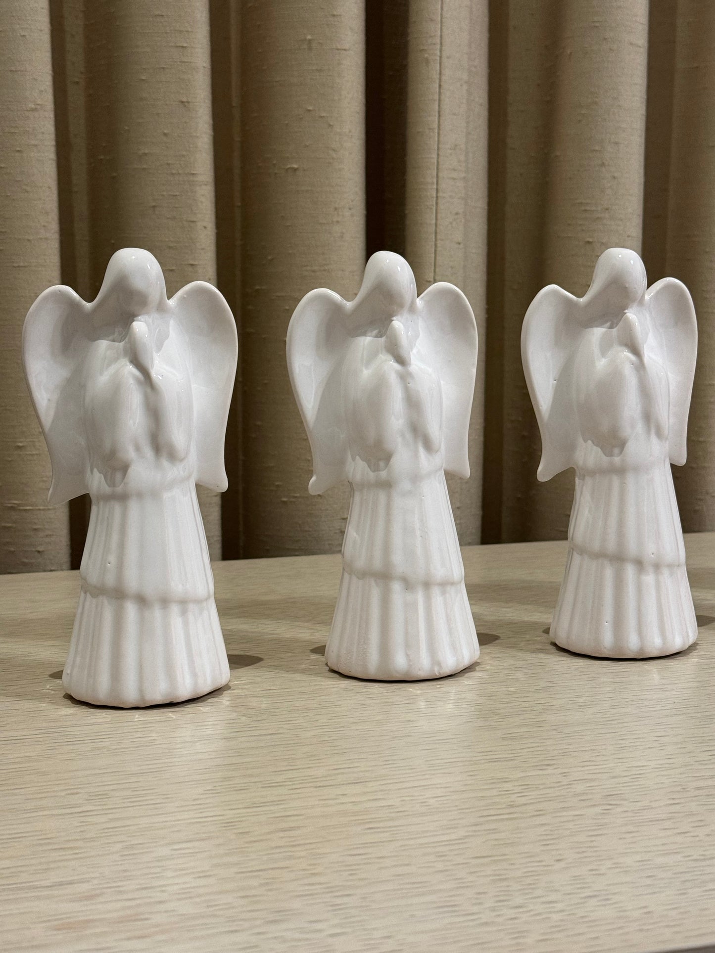 Ángel de Cerámica 18 cm / Paquete de 10 piezas