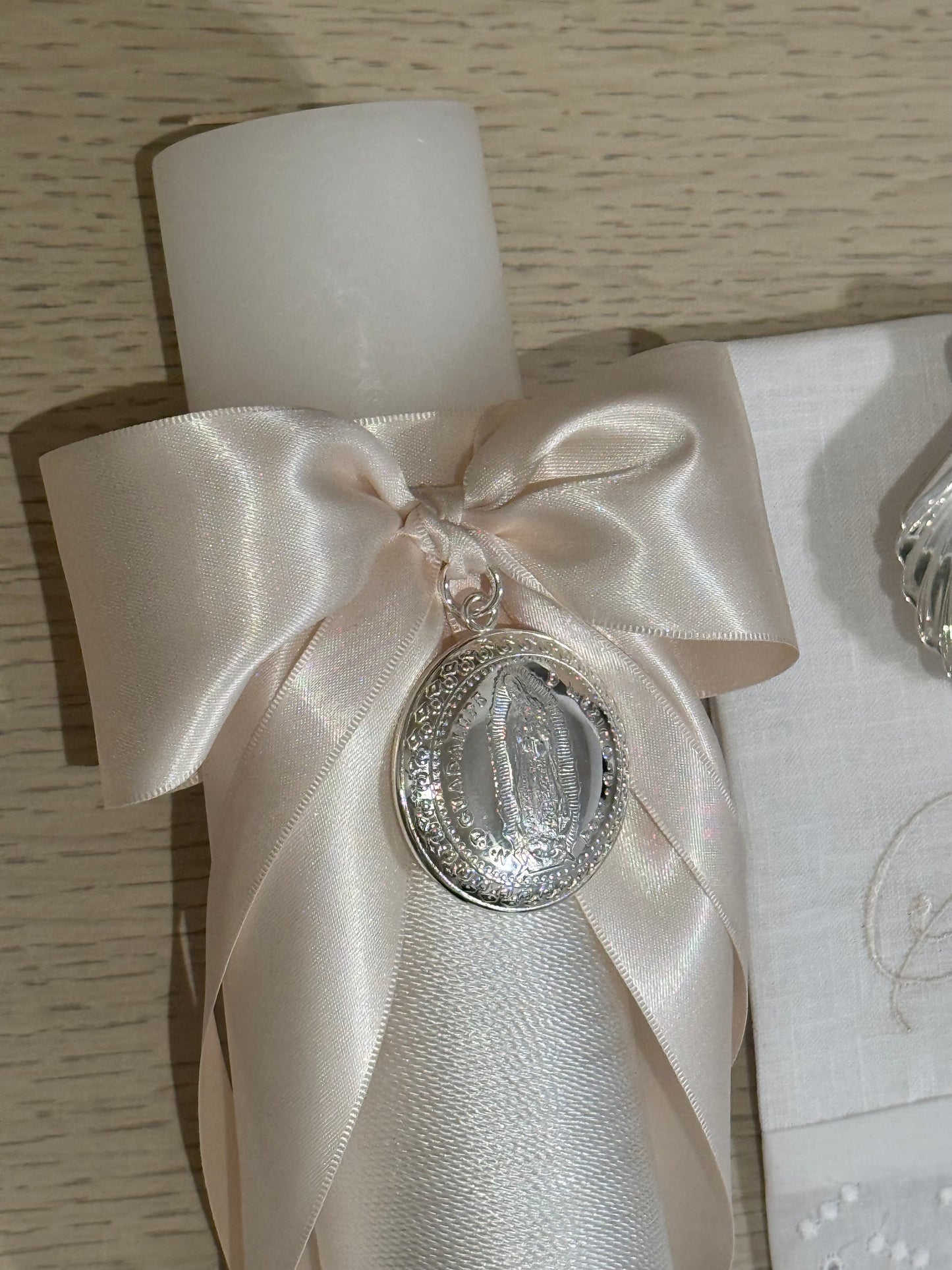 Set de Bautizo con Medalla de la Virgen de Guadalupe - Personalizado