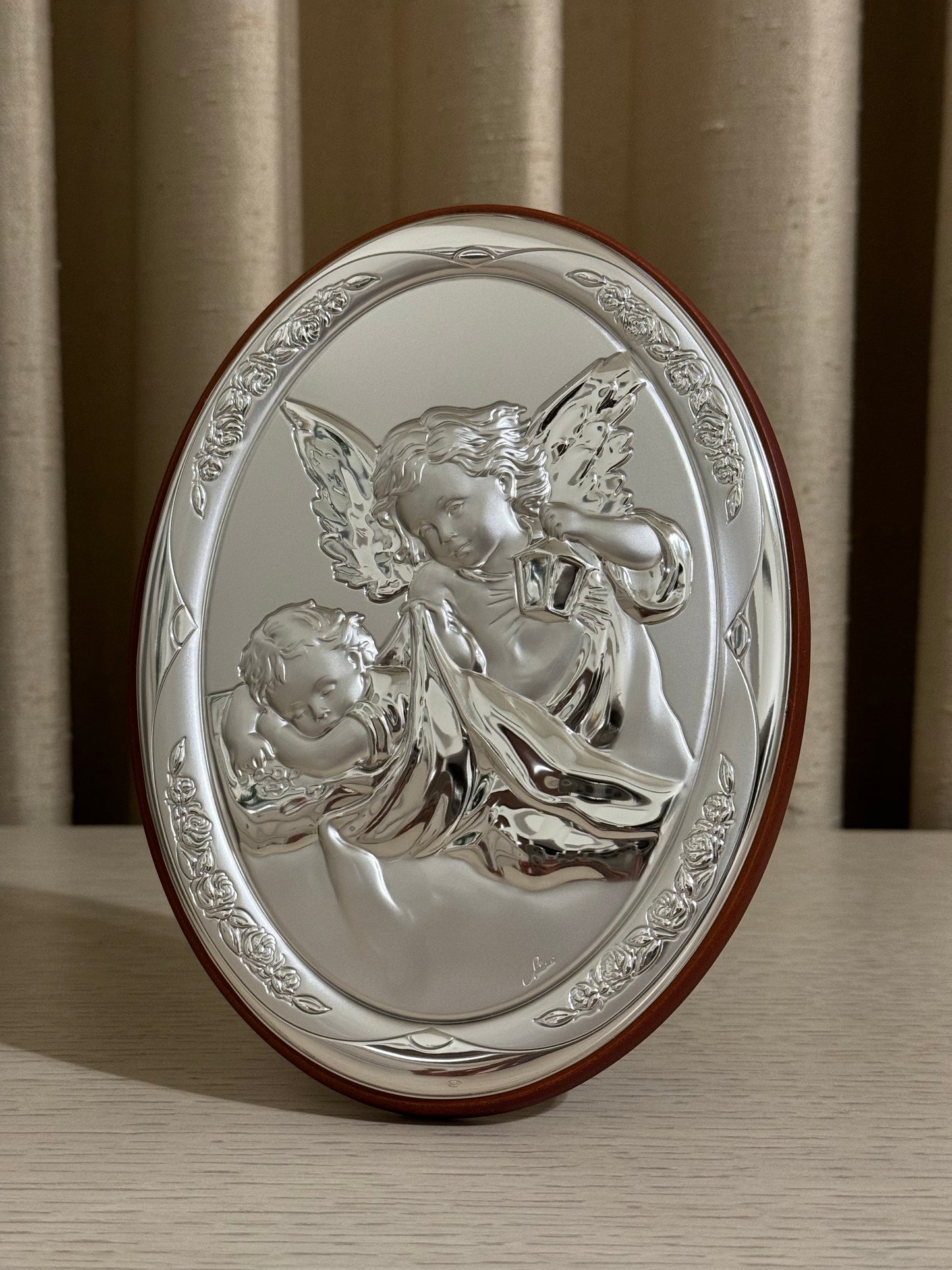 Cuadro Ángel de la Guarda Plata .925