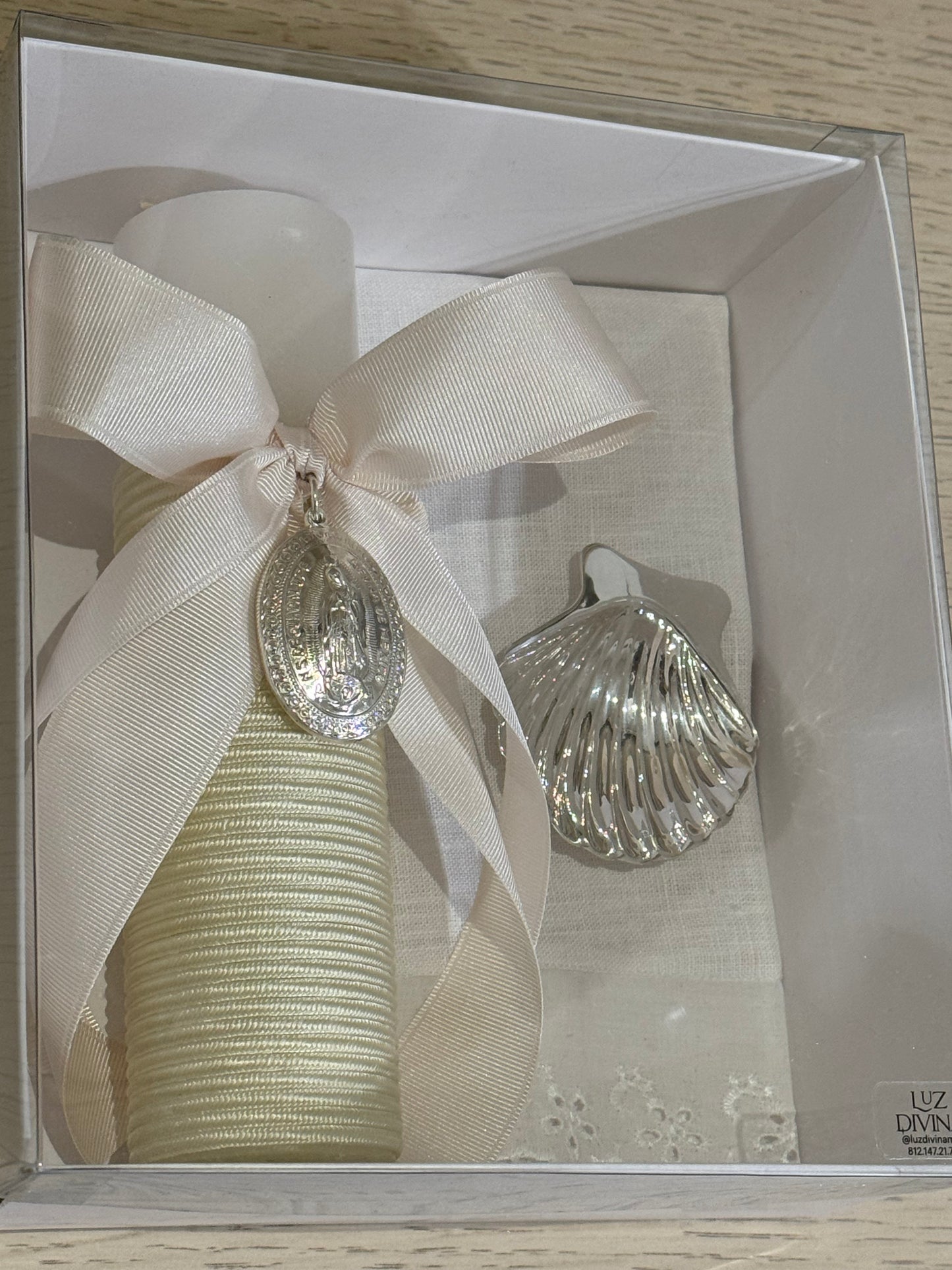 Kit de Bautizo con Medalla de la Virgen de Guadalupe
