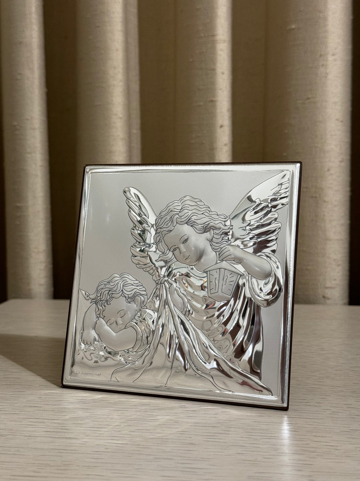 Cuadro Ángel de la Guarda Plata .925