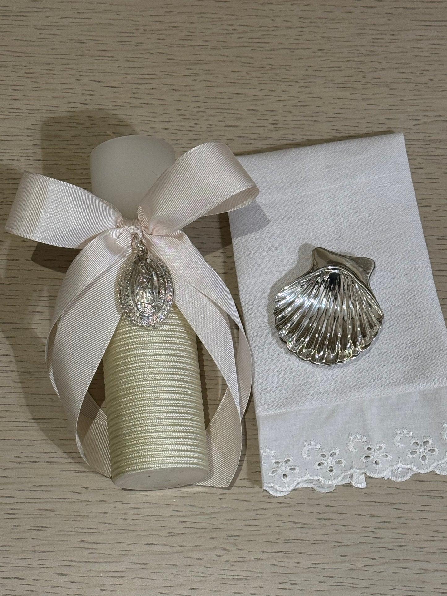 Kit de Bautizo con Medalla de la Virgen de Guadalupe