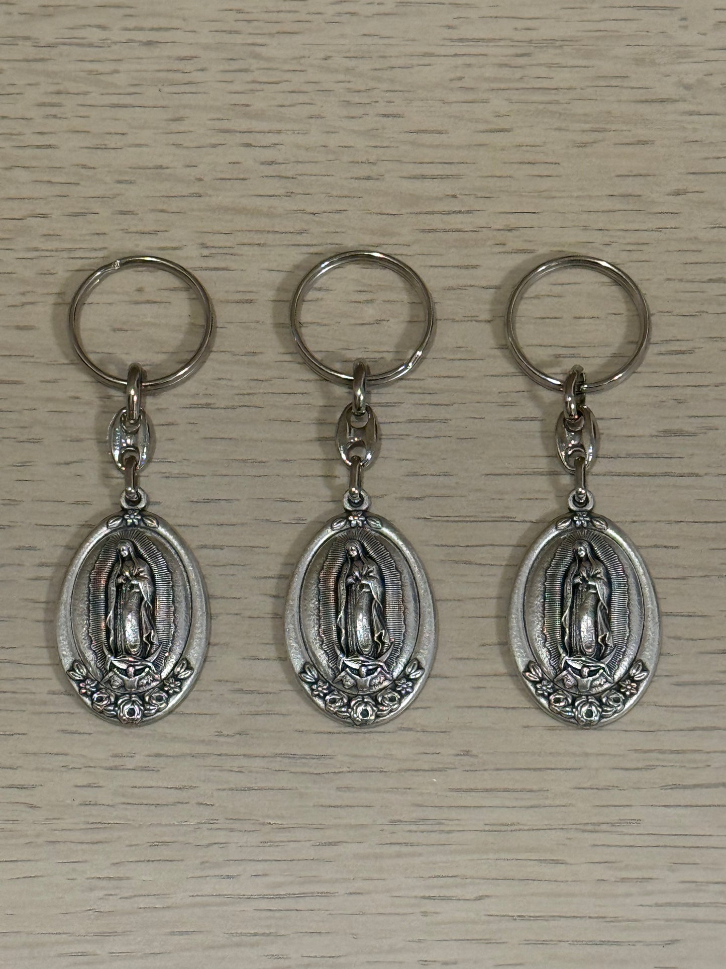 Llavero de Virgen de Guadalupe / Paquete de 10 piezas