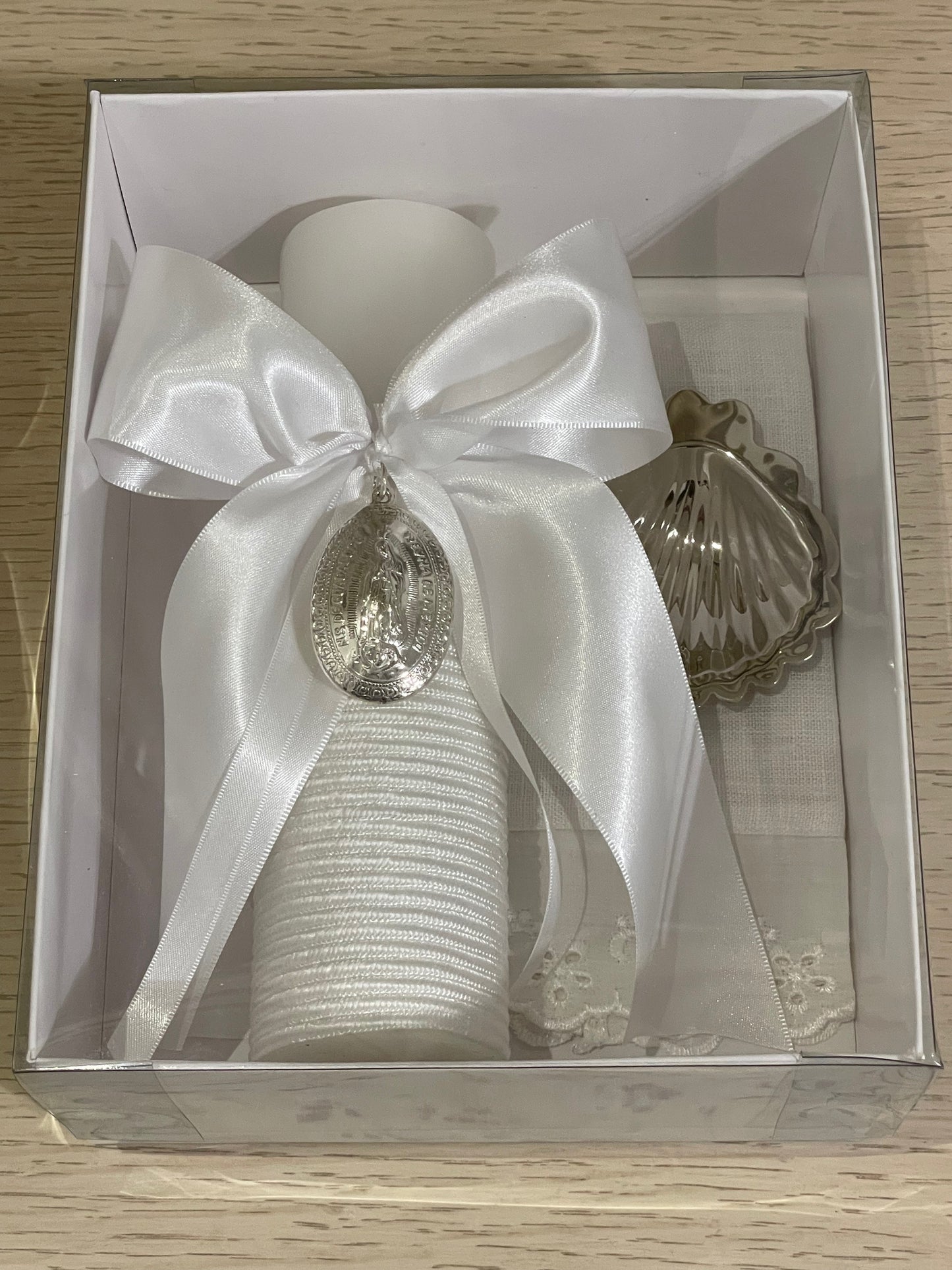 Kit de Bautizo con Medalla de la Virgen de Guadalupe