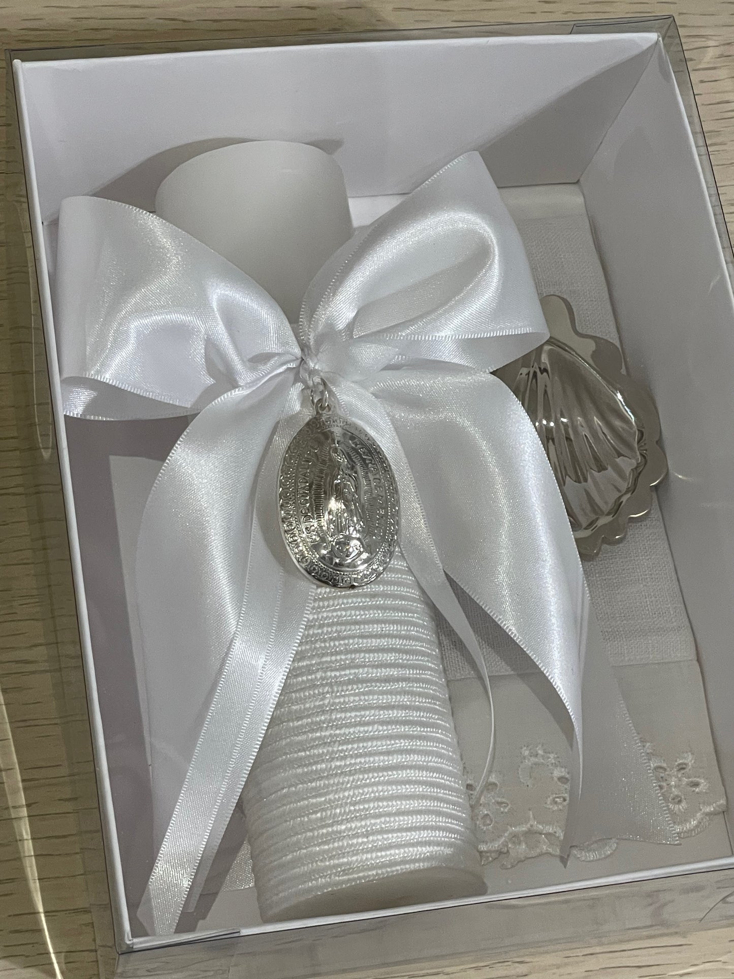 Kit de Bautizo con Medalla de la Virgen de Guadalupe