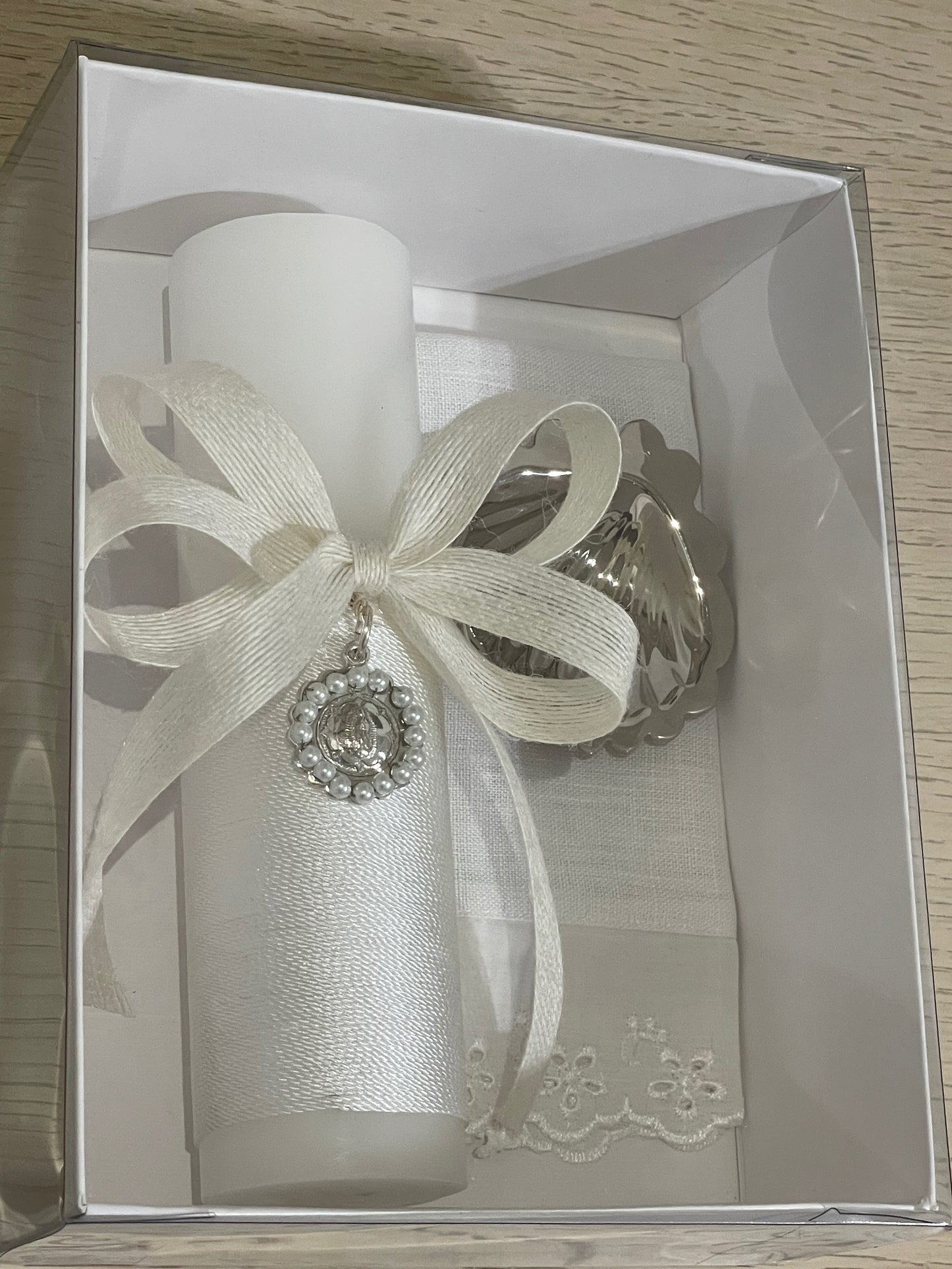 Kit de Bautizo con Medalla de la Virgen de Guadalupe