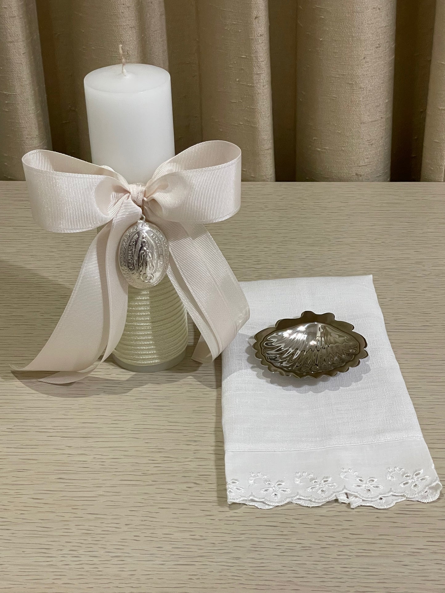 Kit de Bautizo con Medalla de la Virgen de Guadalupe