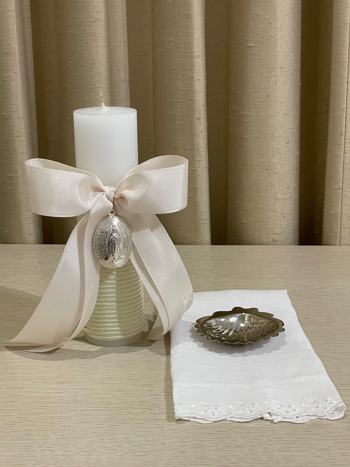 Kit de Bautizo con Medalla de la Virgen de Guadalupe