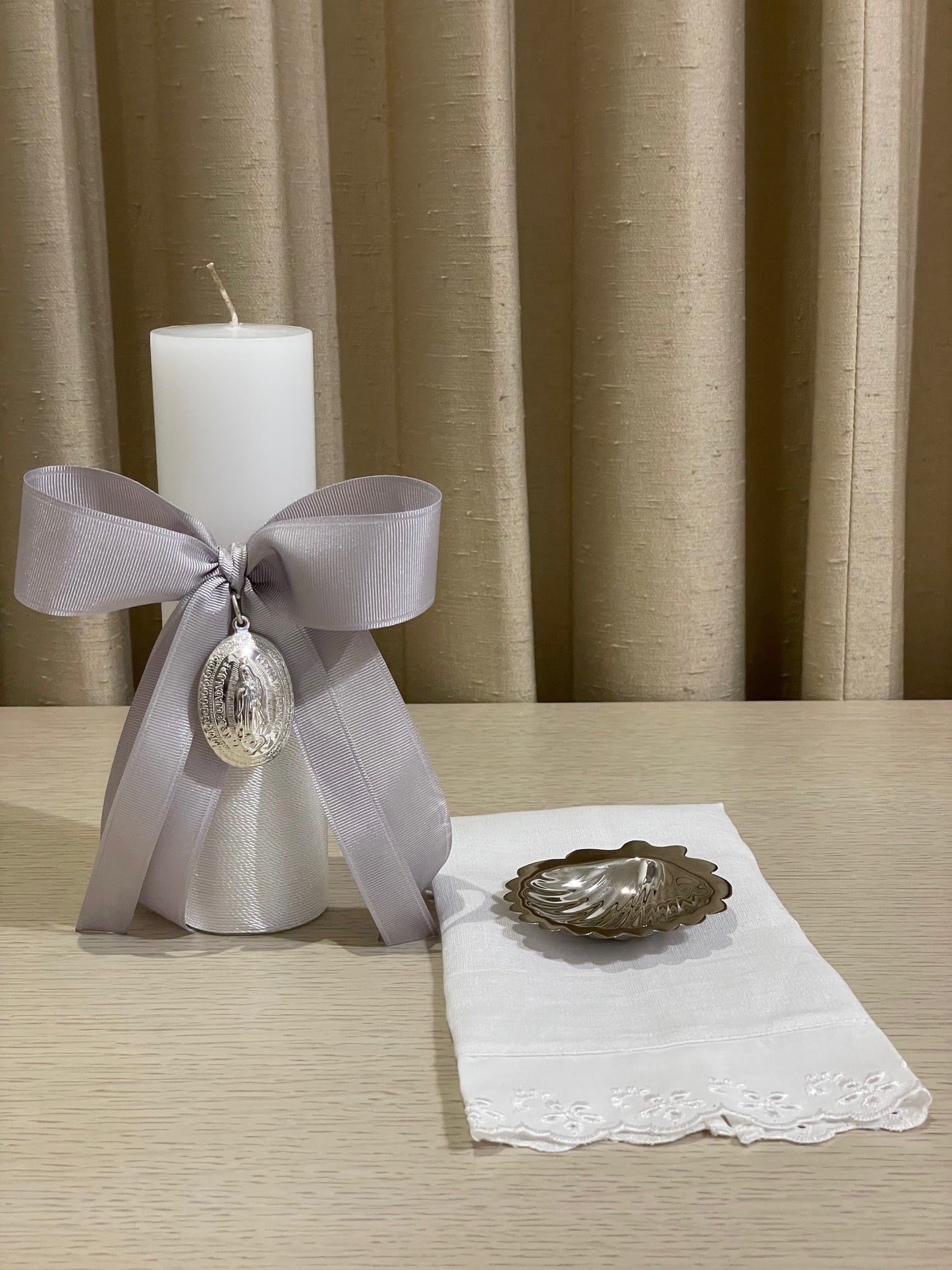 Kit de Bautizo con Medalla de la Virgen de Guadalupe
