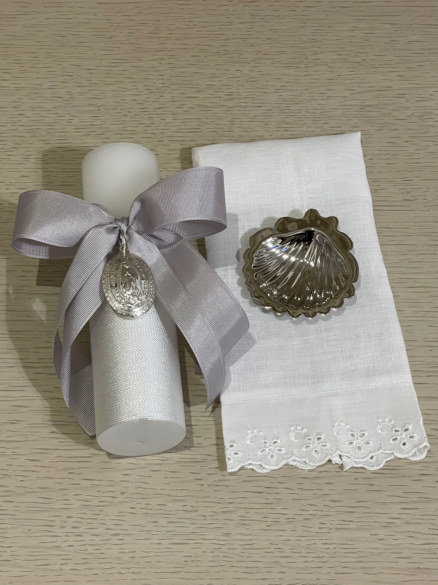 Kit de Bautizo con Medalla de la Virgen de Guadalupe