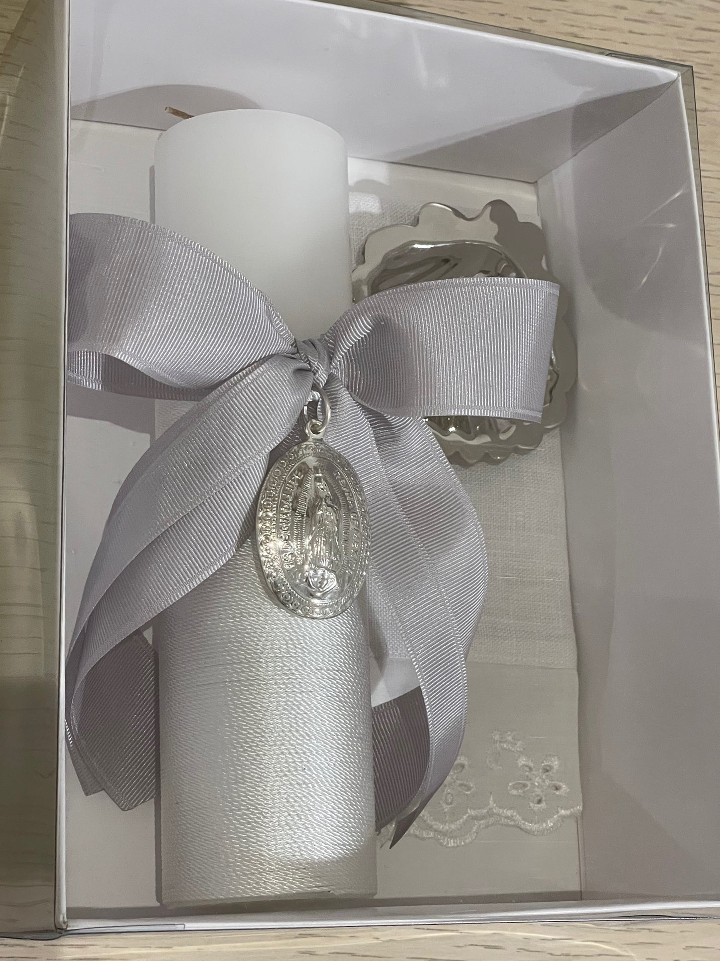 Kit de Bautizo con Medalla de la Virgen de Guadalupe