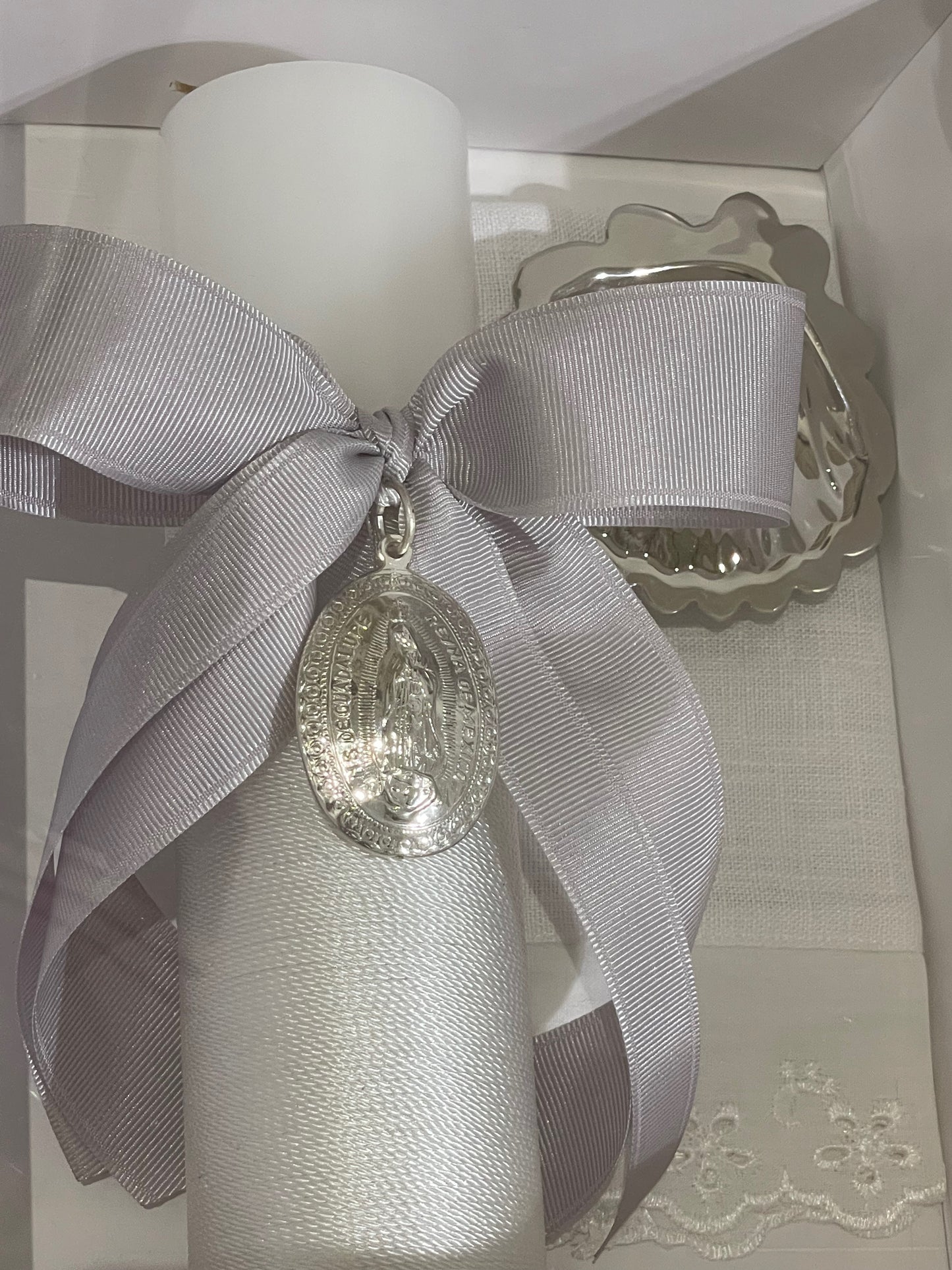 Kit de Bautizo con Medalla de la Virgen de Guadalupe