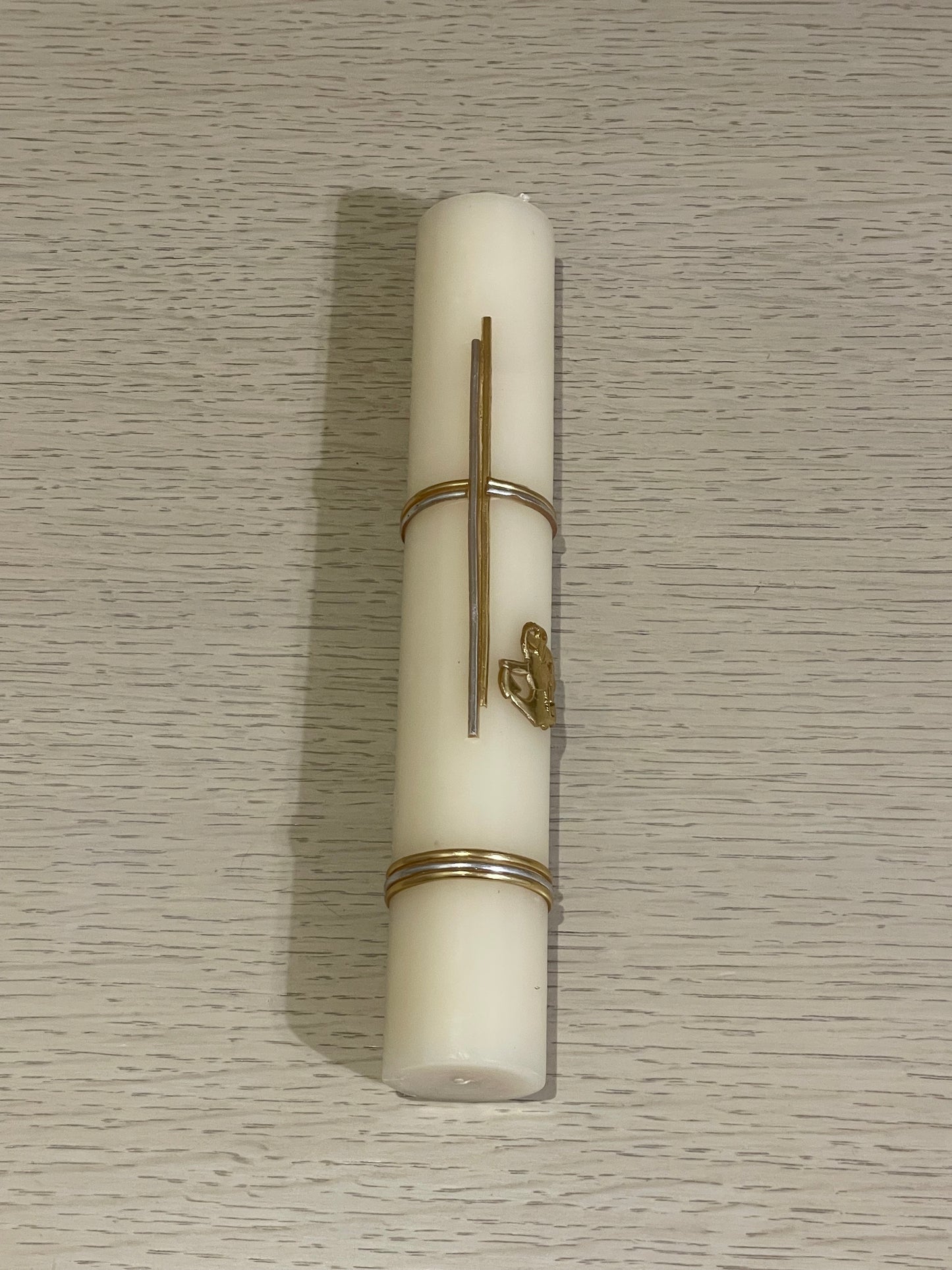 Vela Cruz para Bautizo o Confirmación 3.7 x 24.5 cm