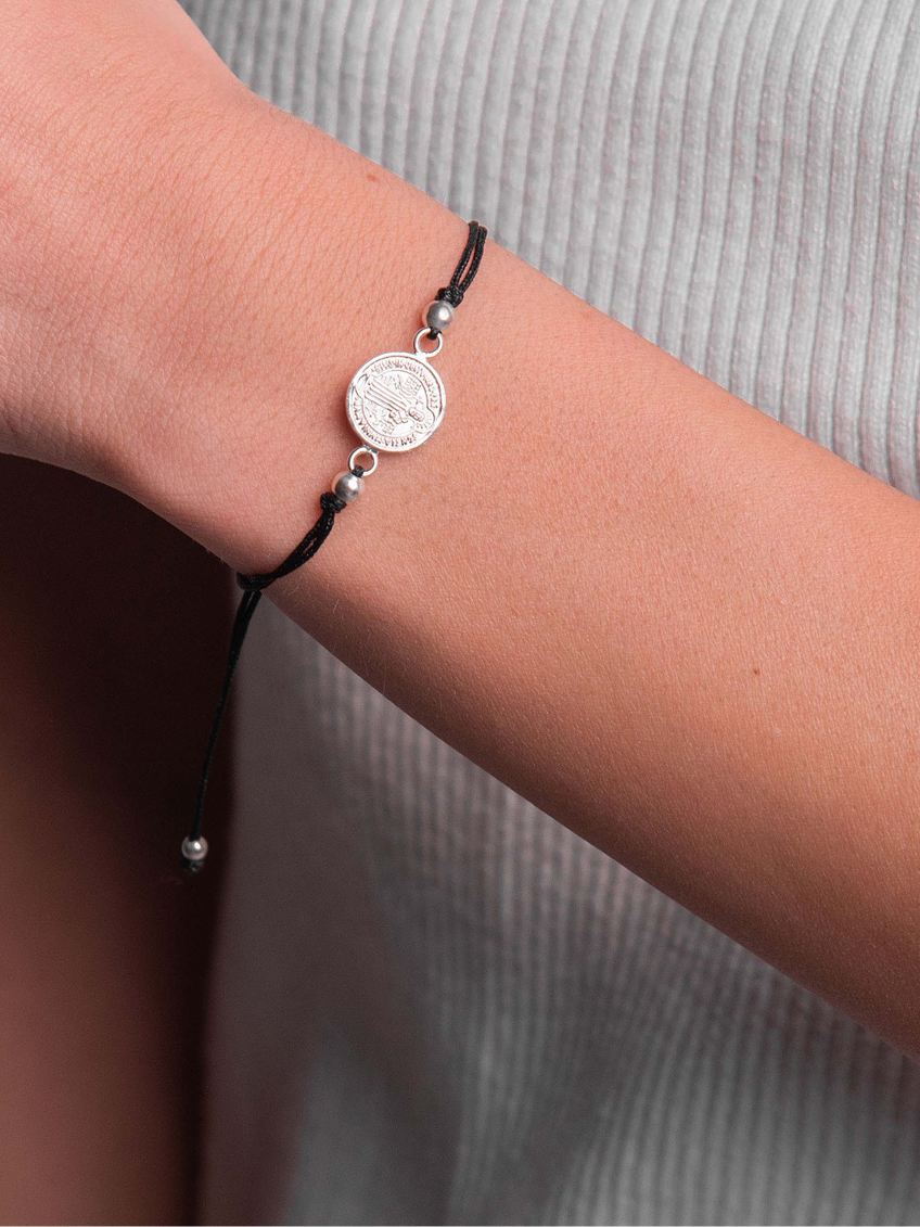 Pulsera Hilo San Benito de Plata