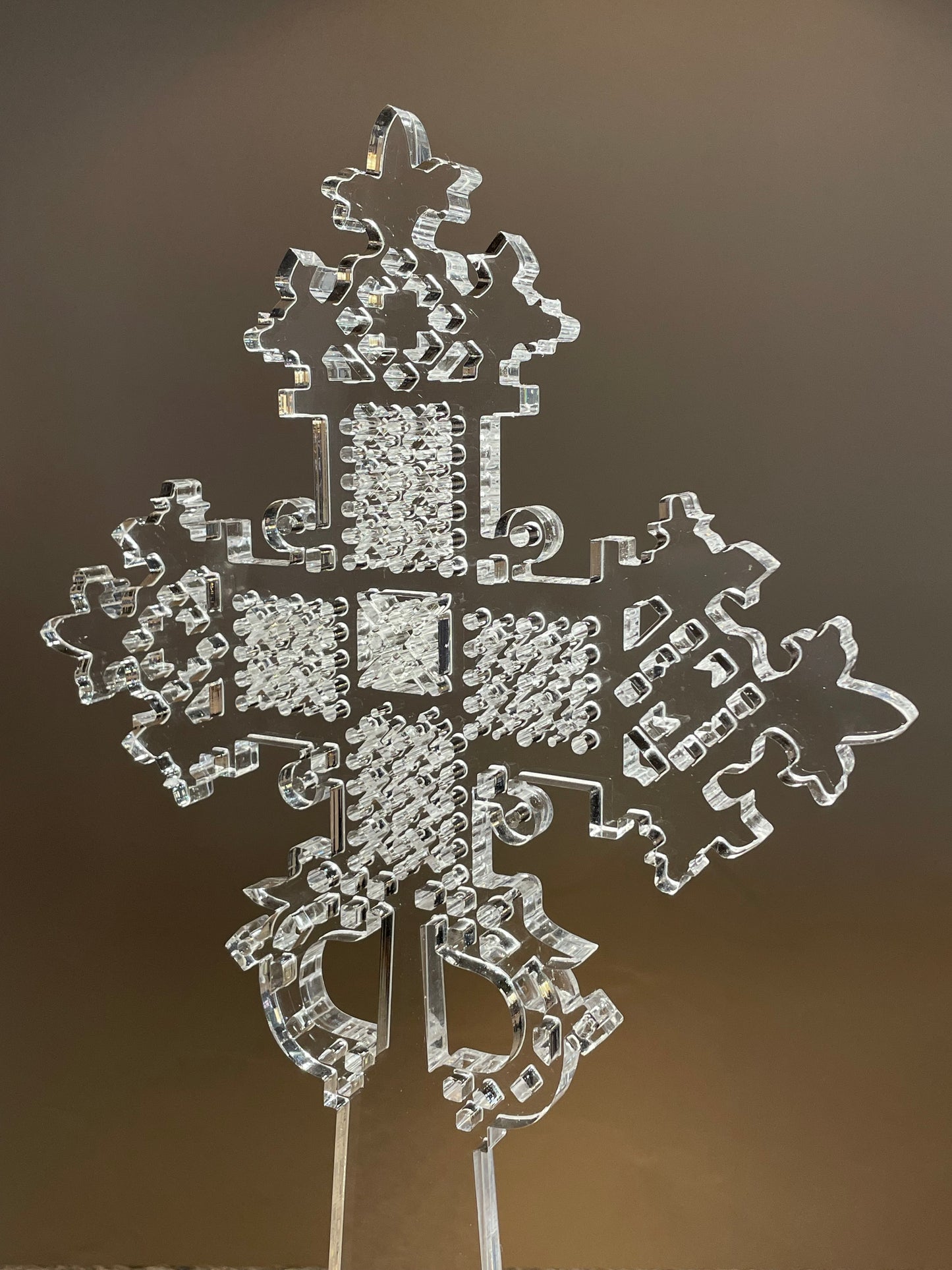 Cruz Etíope de Acrílico