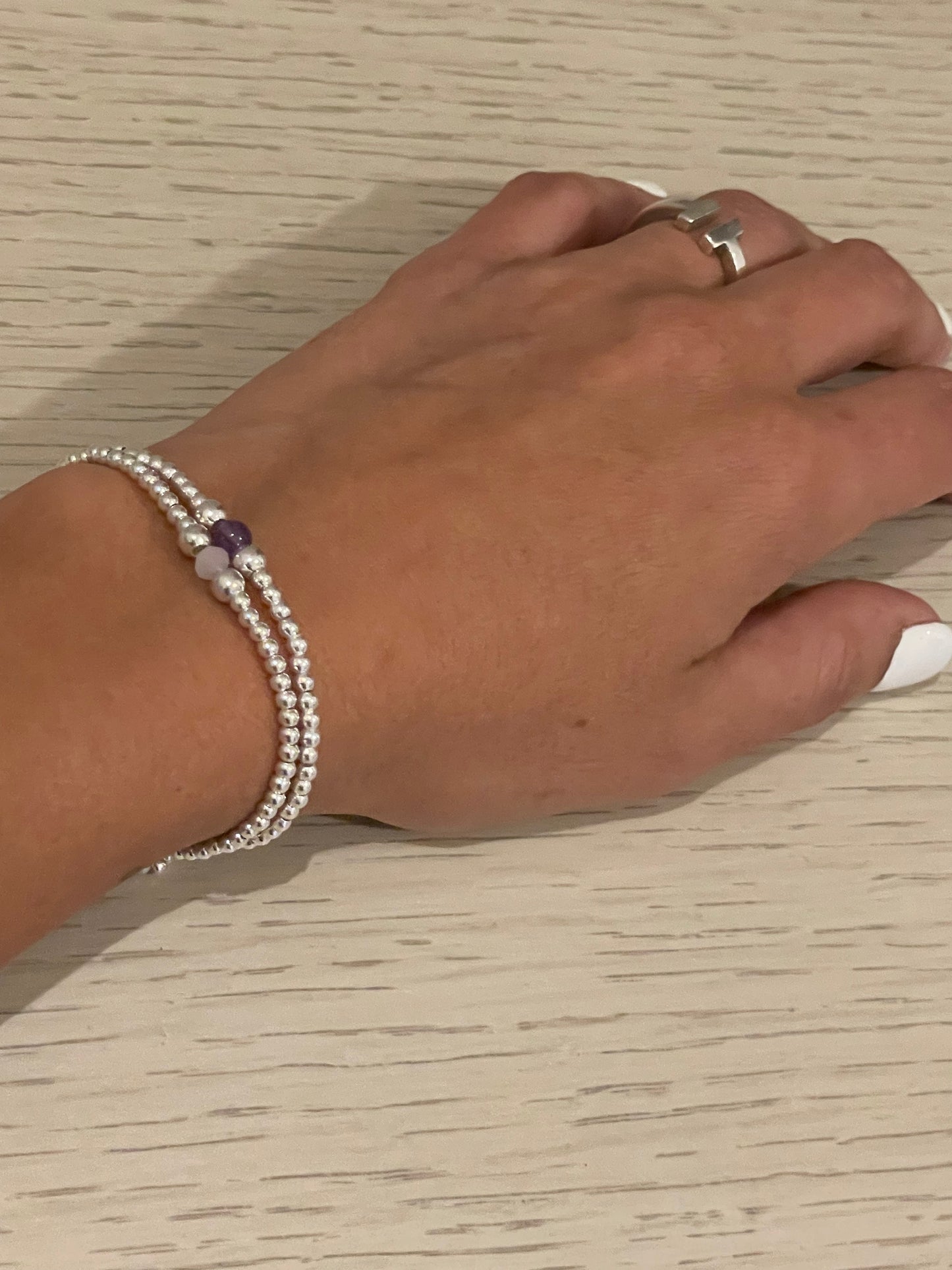 Pulsera de Plata Bolitas Minis