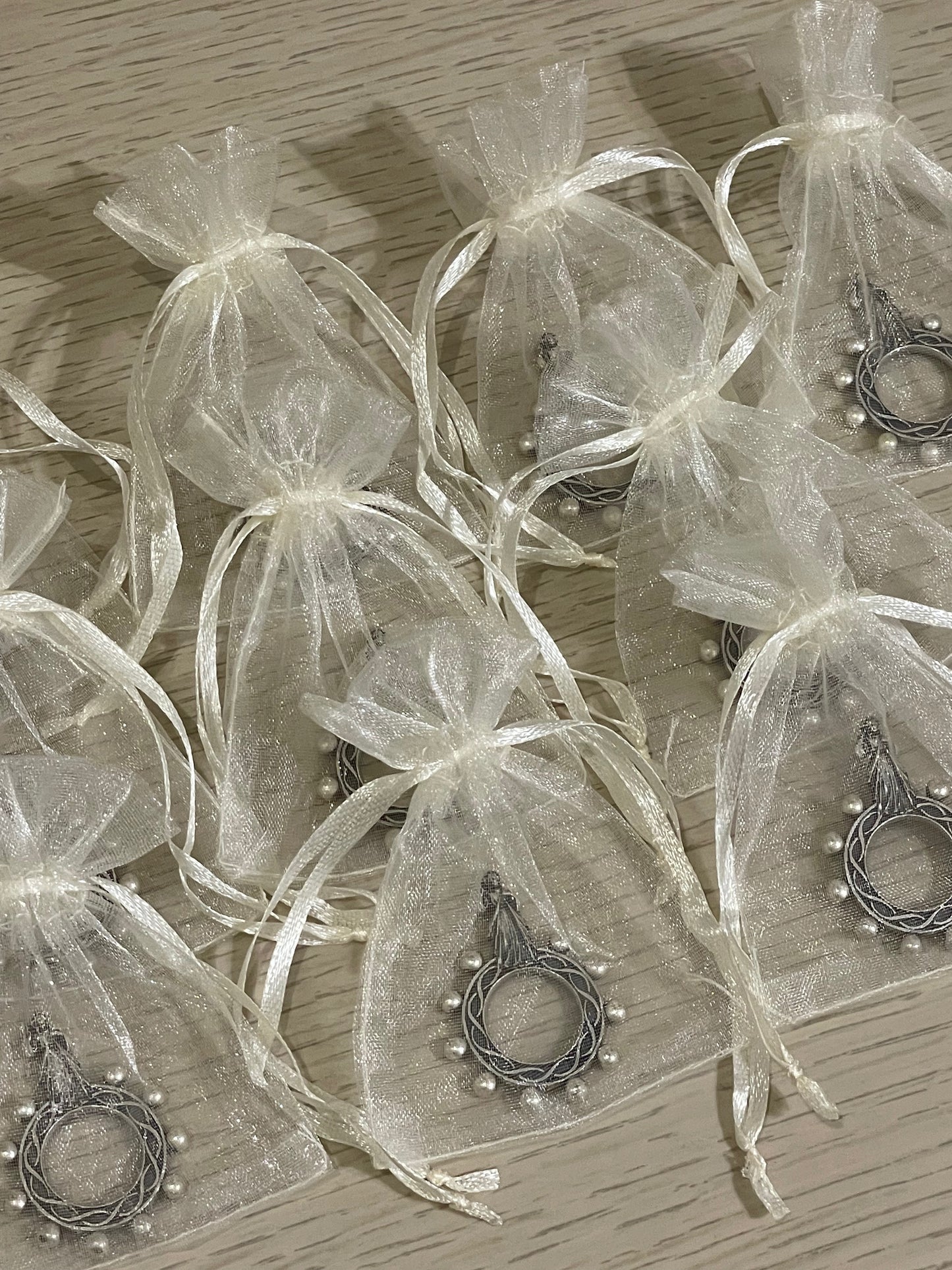 Anillo Decenario Jesús Misericordioso 5 cm / Paquete de 10 piezas