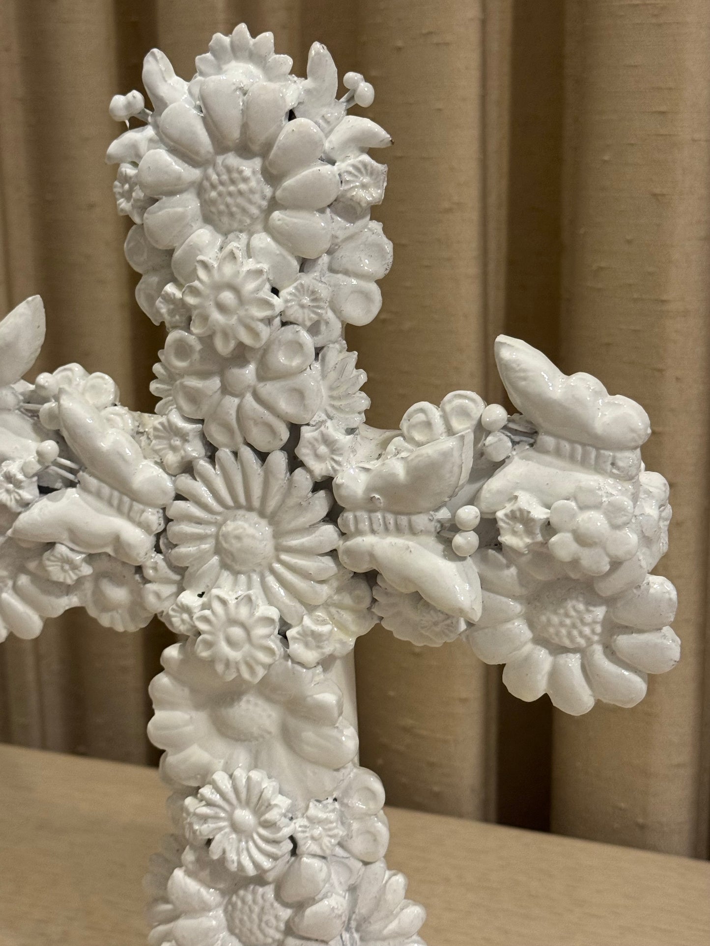 Cruz de Barro Vidriado 30 cm