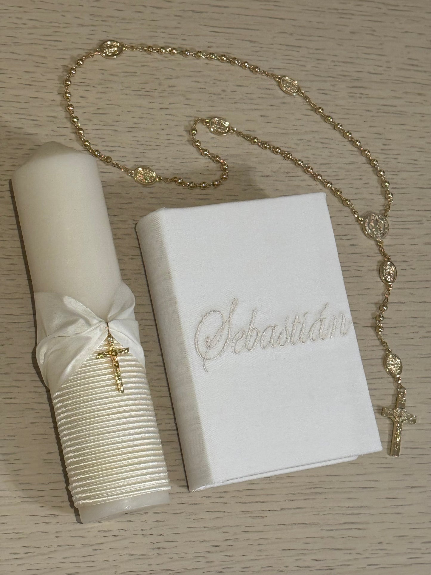 Set de Primera Comunión Cruz - Personalizado