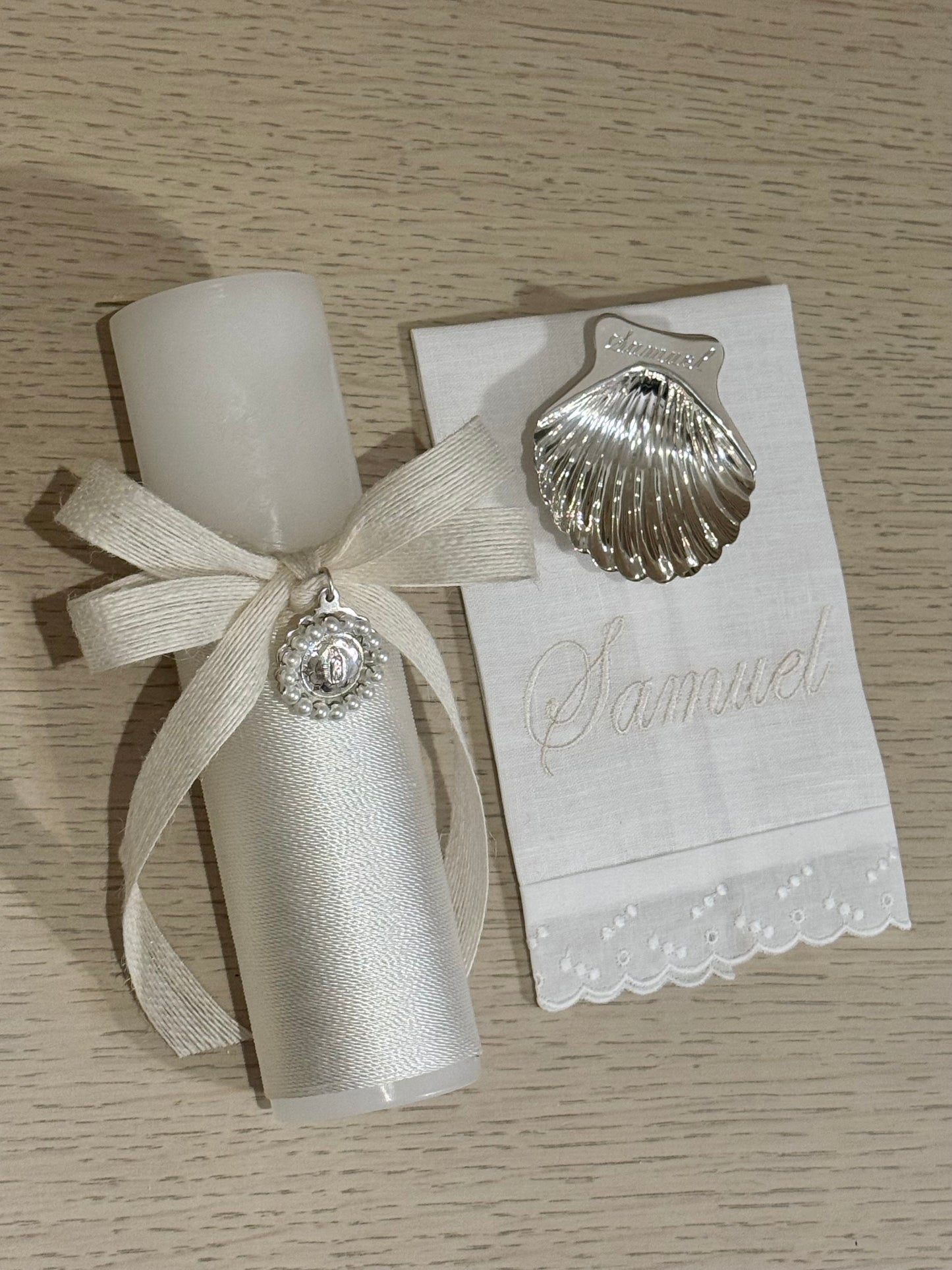 Set de Bautizo con Medalla de la Virgen de Guadalupe - Personalizado